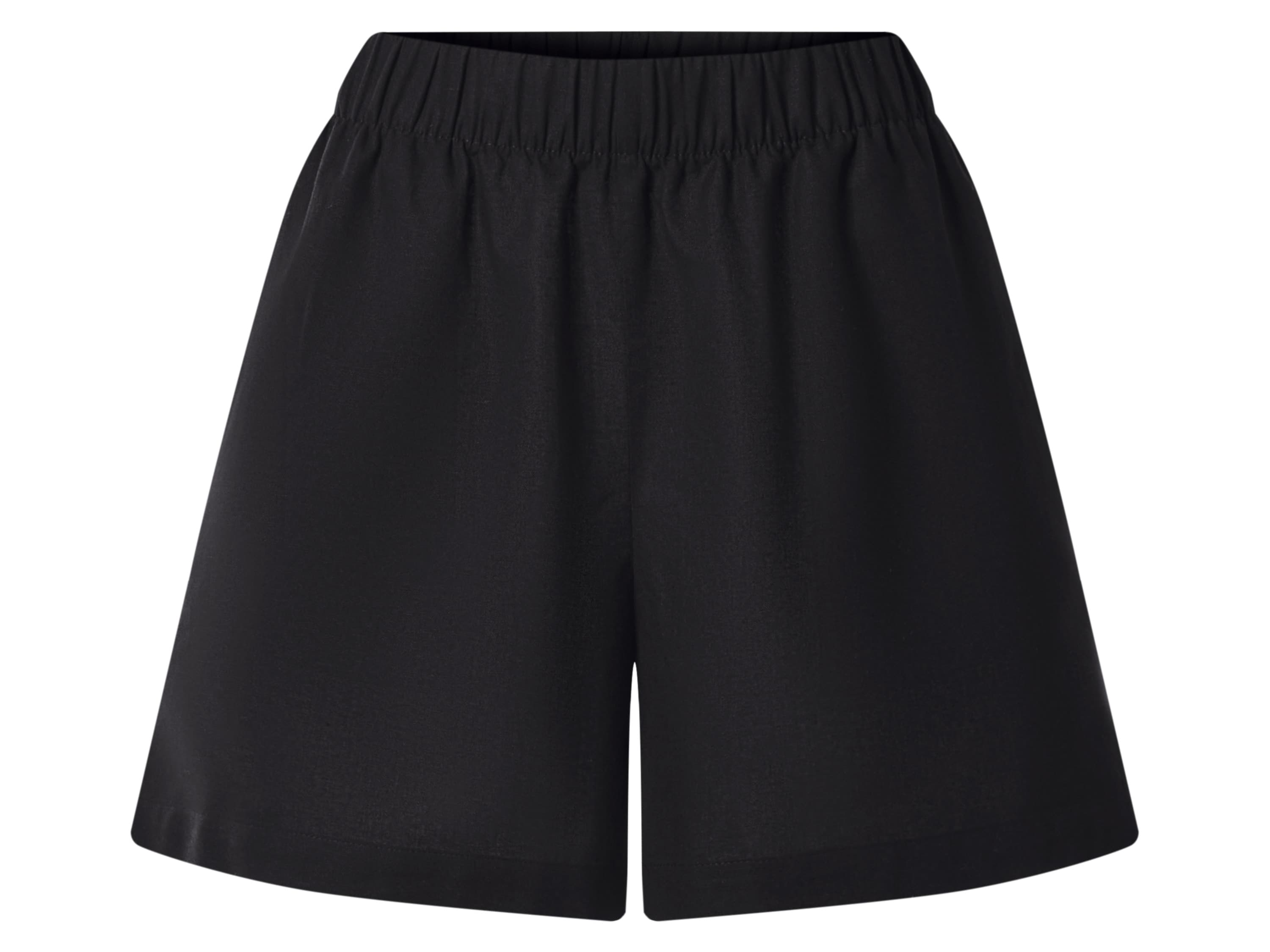 ESMARA® Dámske ľanové šortky Premium (čierna, S (36/38)) 1