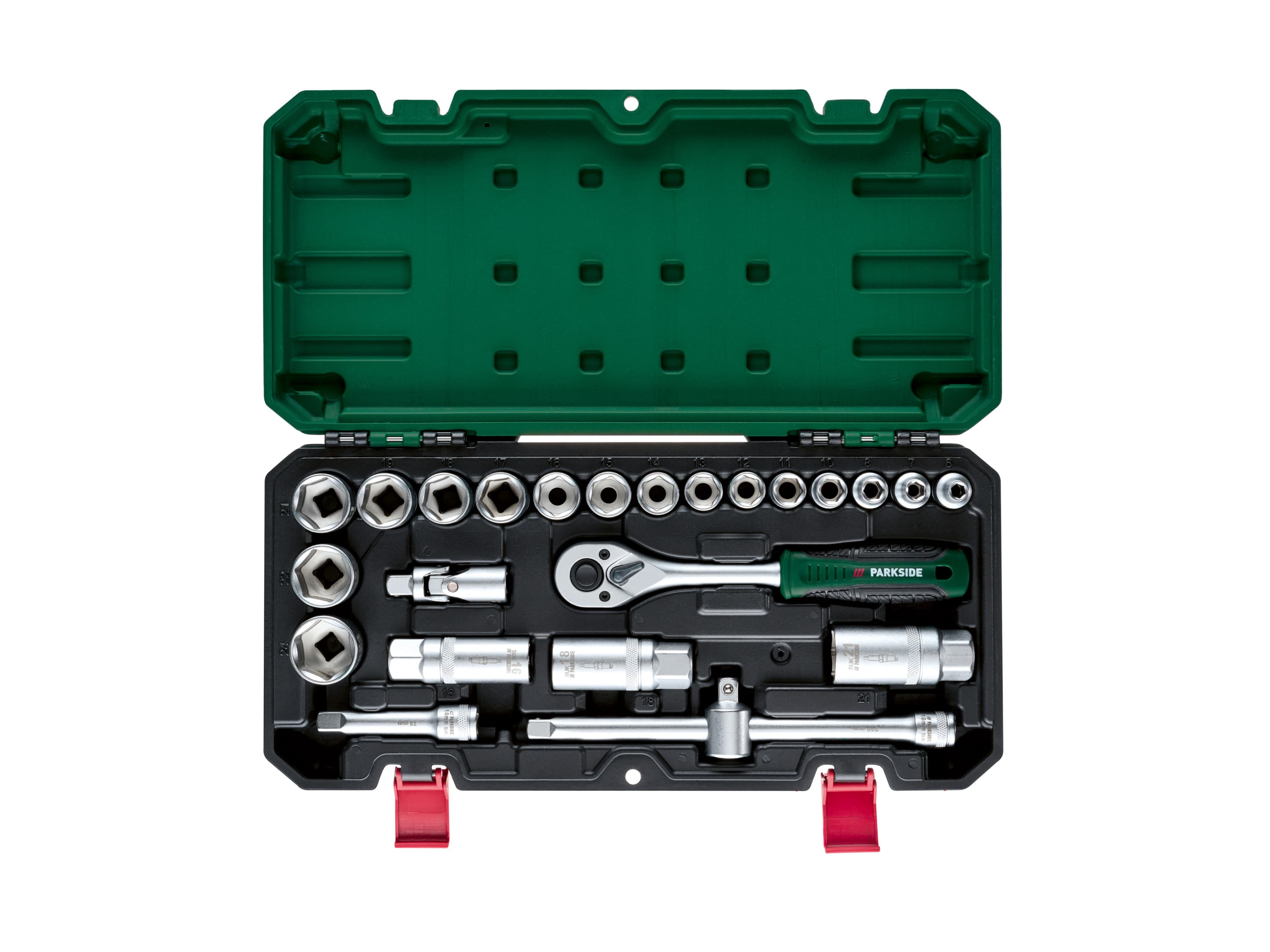 PARKSIDE® Súprava nástrčných kľúčov PSSS 24 A1, 24-dielna
