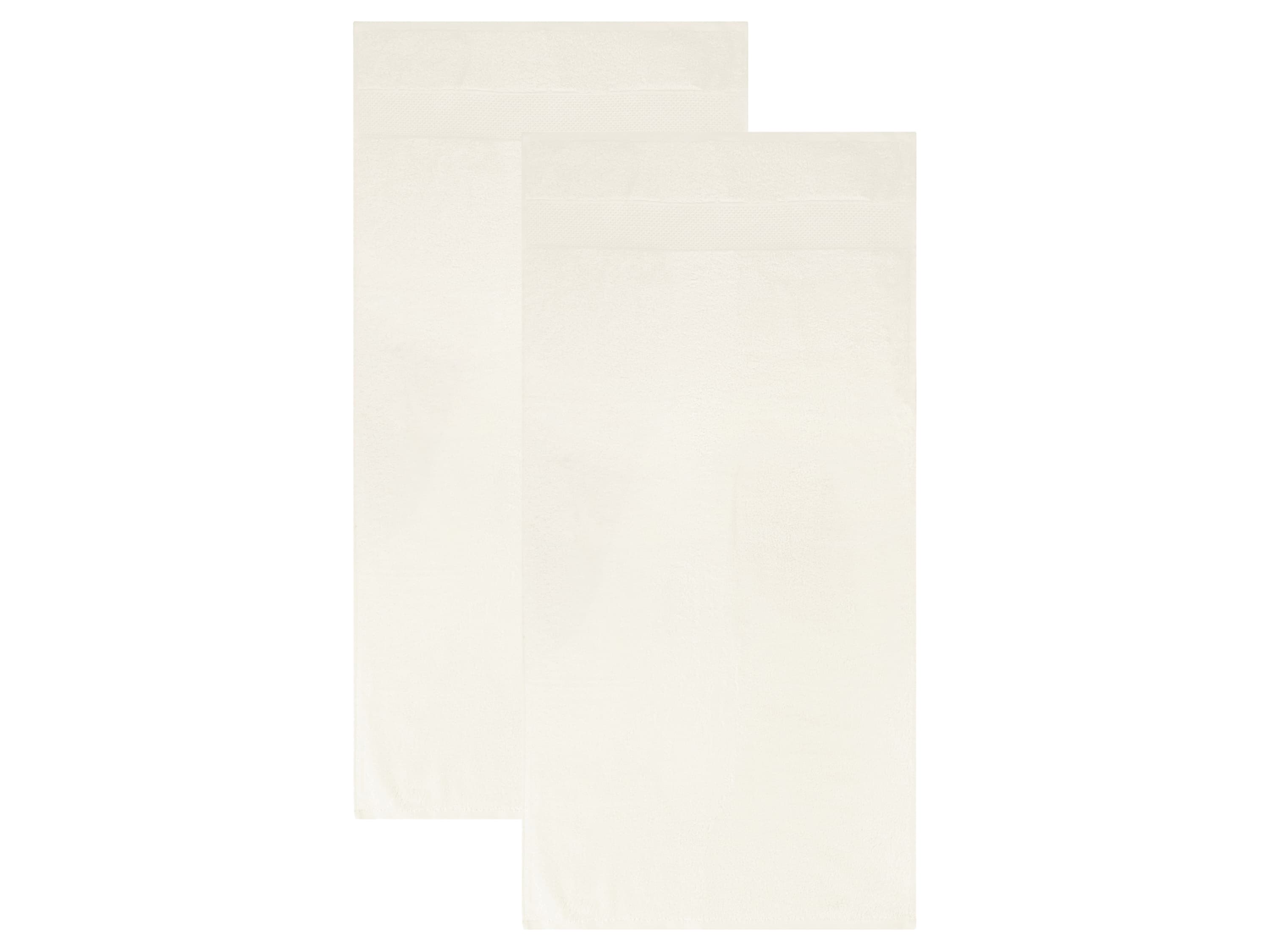 LIVARNO® Uterák Premium, 50 x 100 cm, 2 kusy (biela) 1
