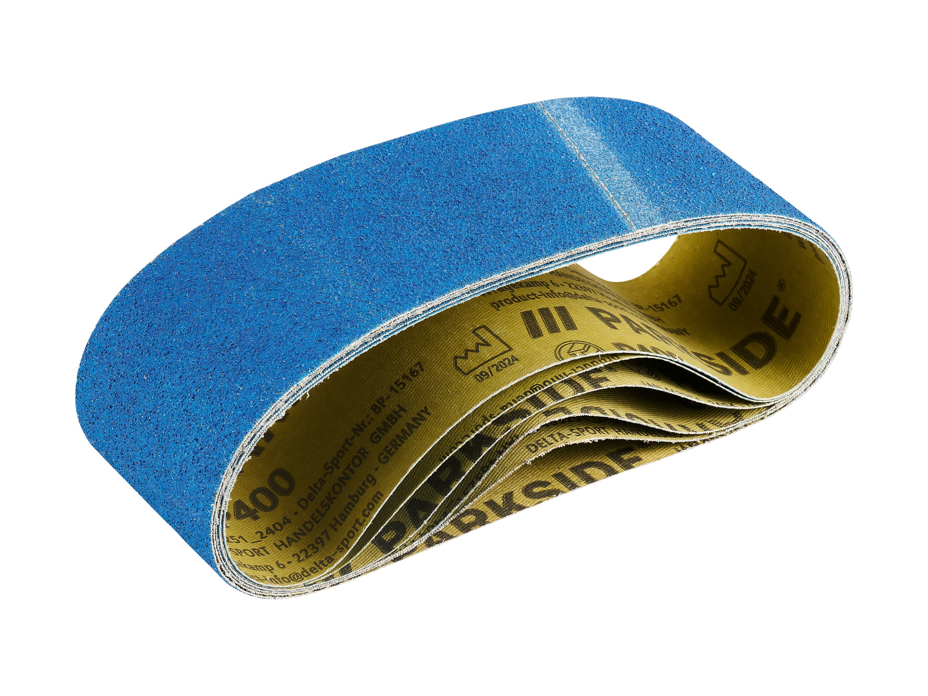 PARKSIDE® Súprava brúsnych papierov pre pásovú brúsku/Ručná brúska (pásový brúsny papier na kov)