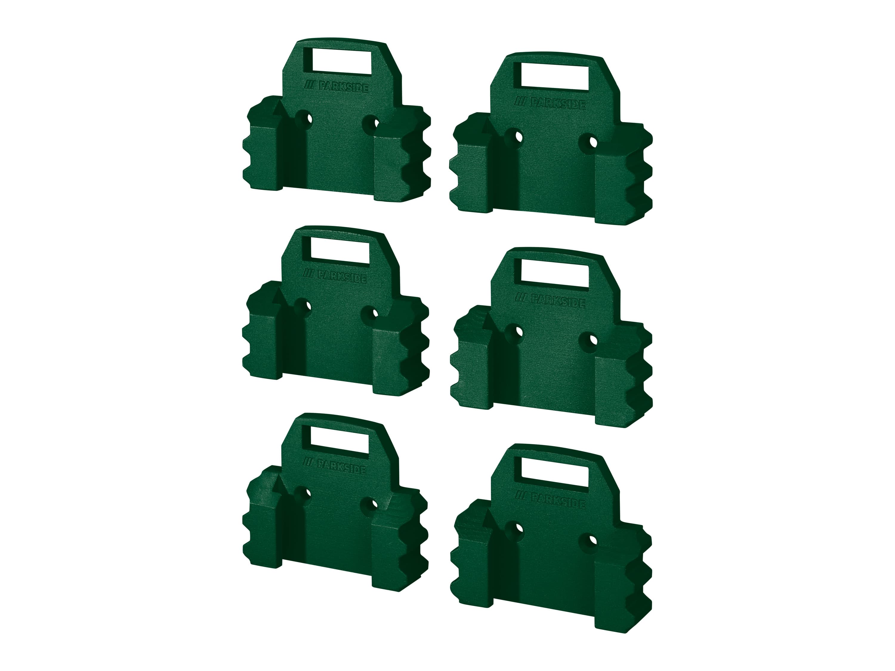 PARKSIDE® Nástenný držiak na akumulátor/aku skrutkovač (držiak na akumulátor, 6 kusov)