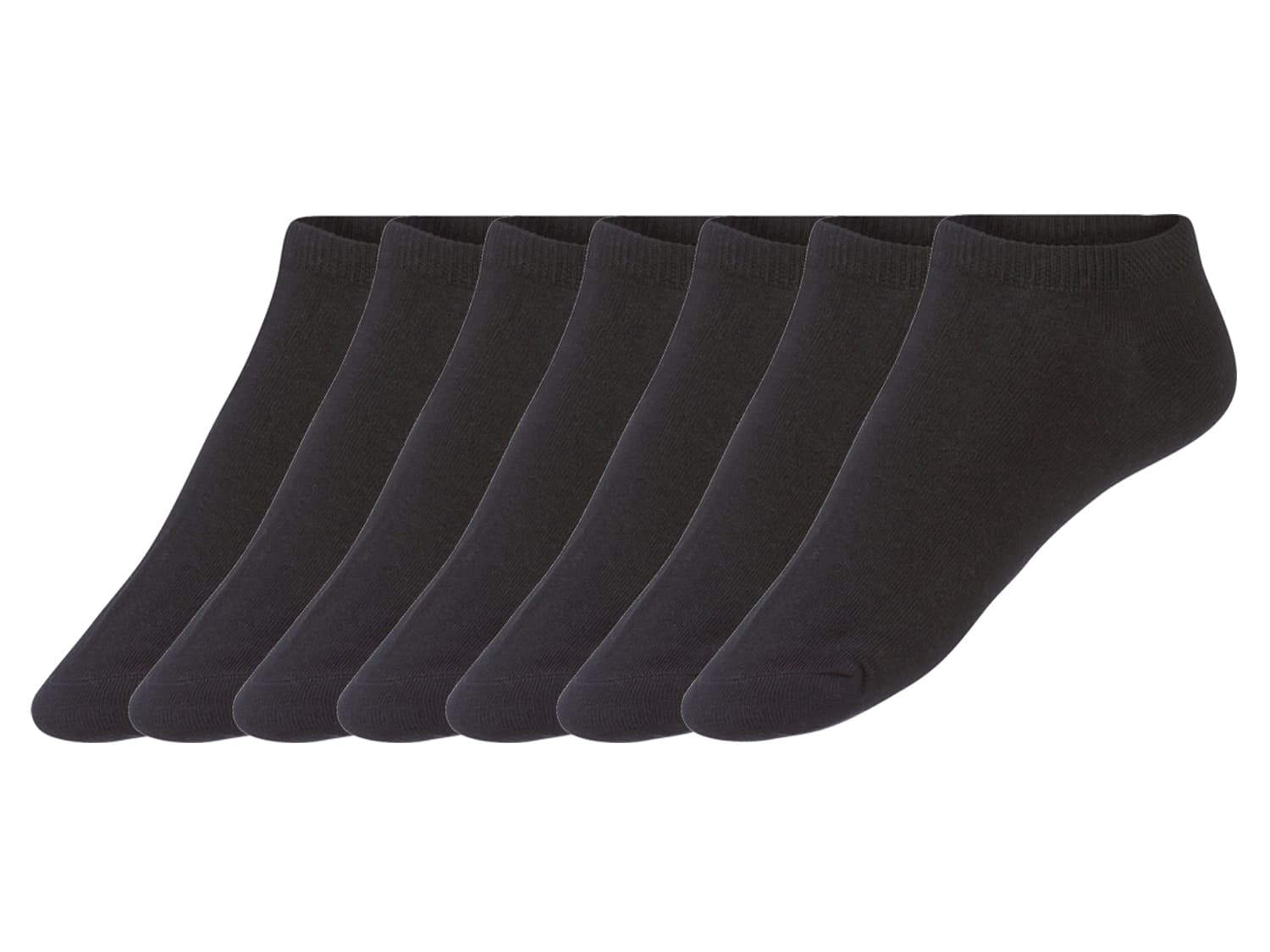 esmara® Dámske členkové ponožky, 7 párov (čierna, 35/38)