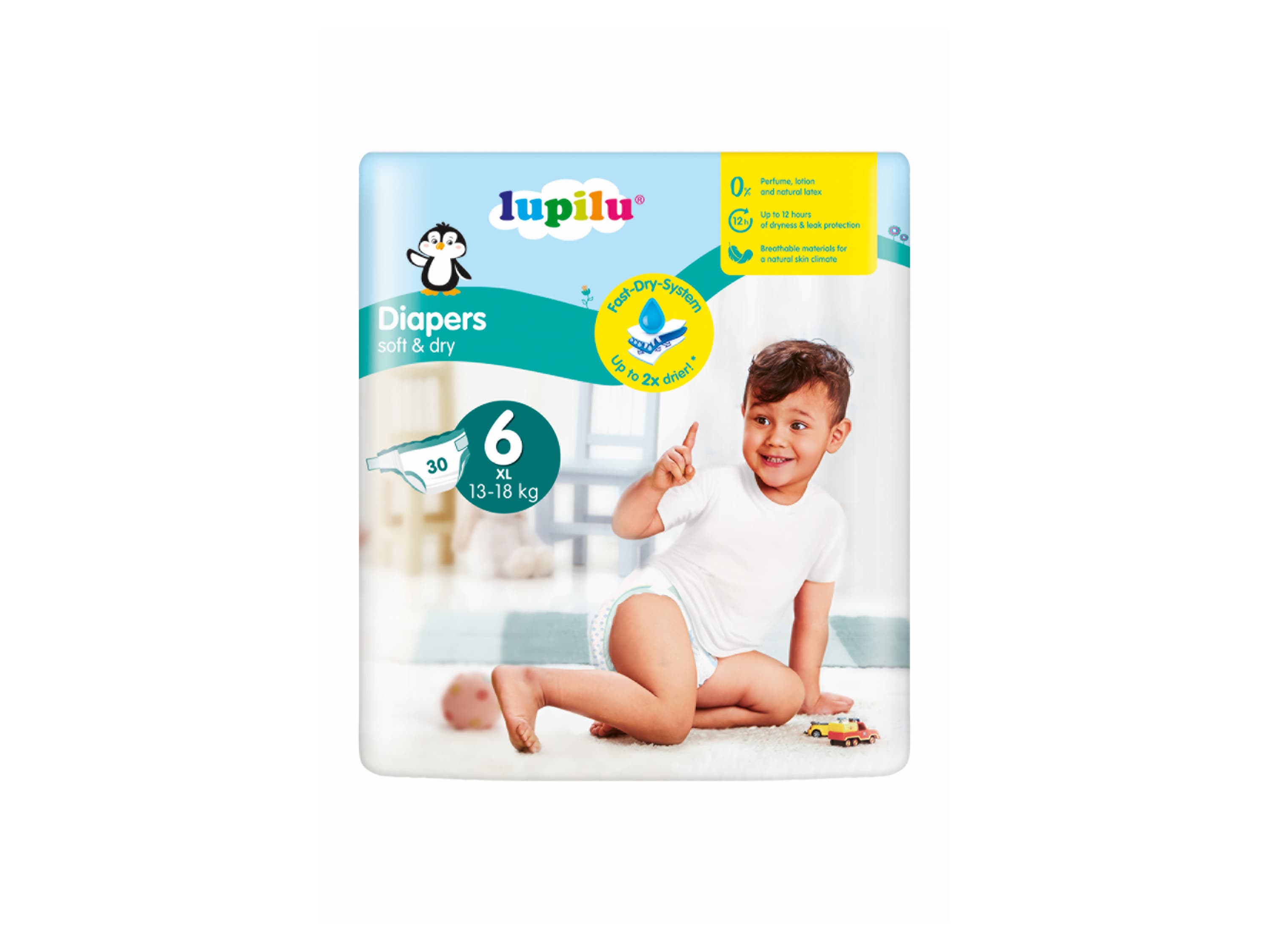 lupilu® Detské plienky XL 6, 30 kusov 1