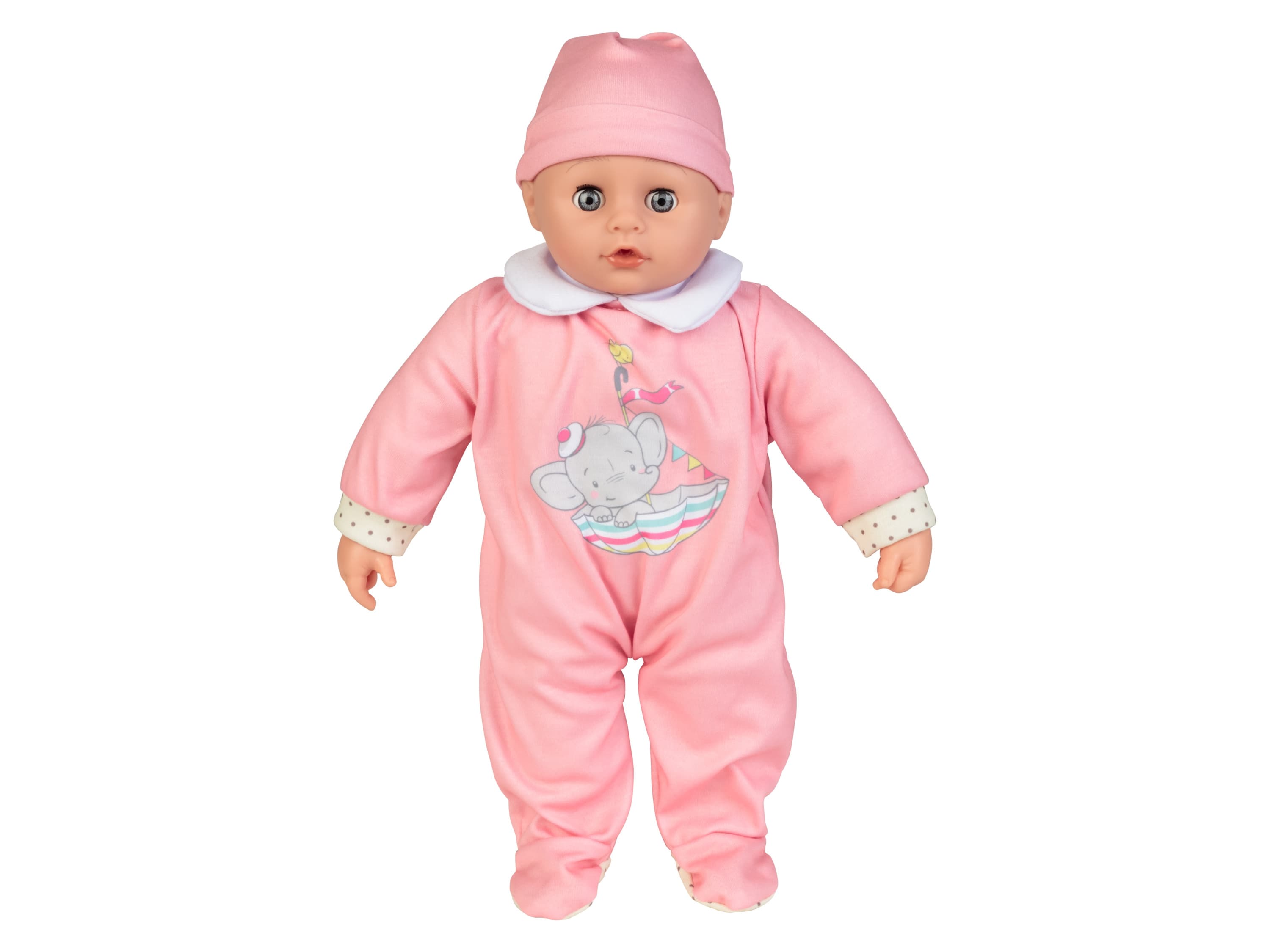 Playtive Bábika Kim, 38 cm (bledoružová)