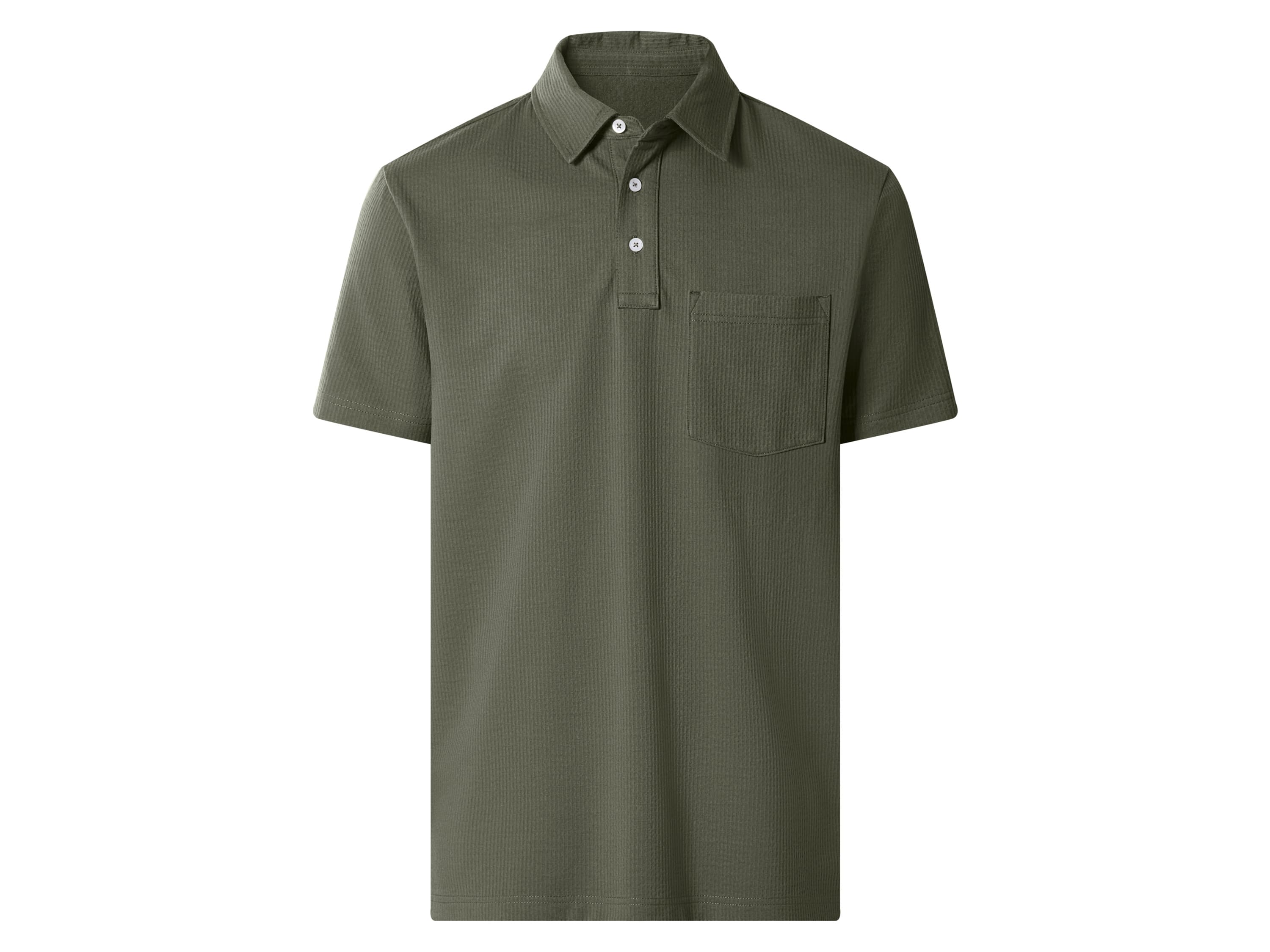 ESMARA MEN Pánske polotričko (kaki, S (44/46))