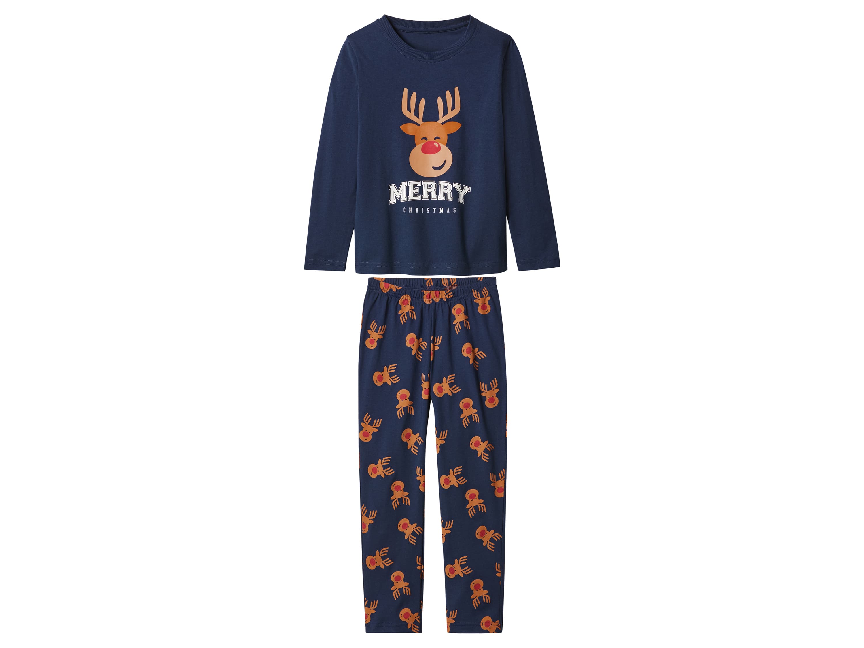 lupilu® Chlapčenské vianočné pyžamo (navy modrá, 122/128)