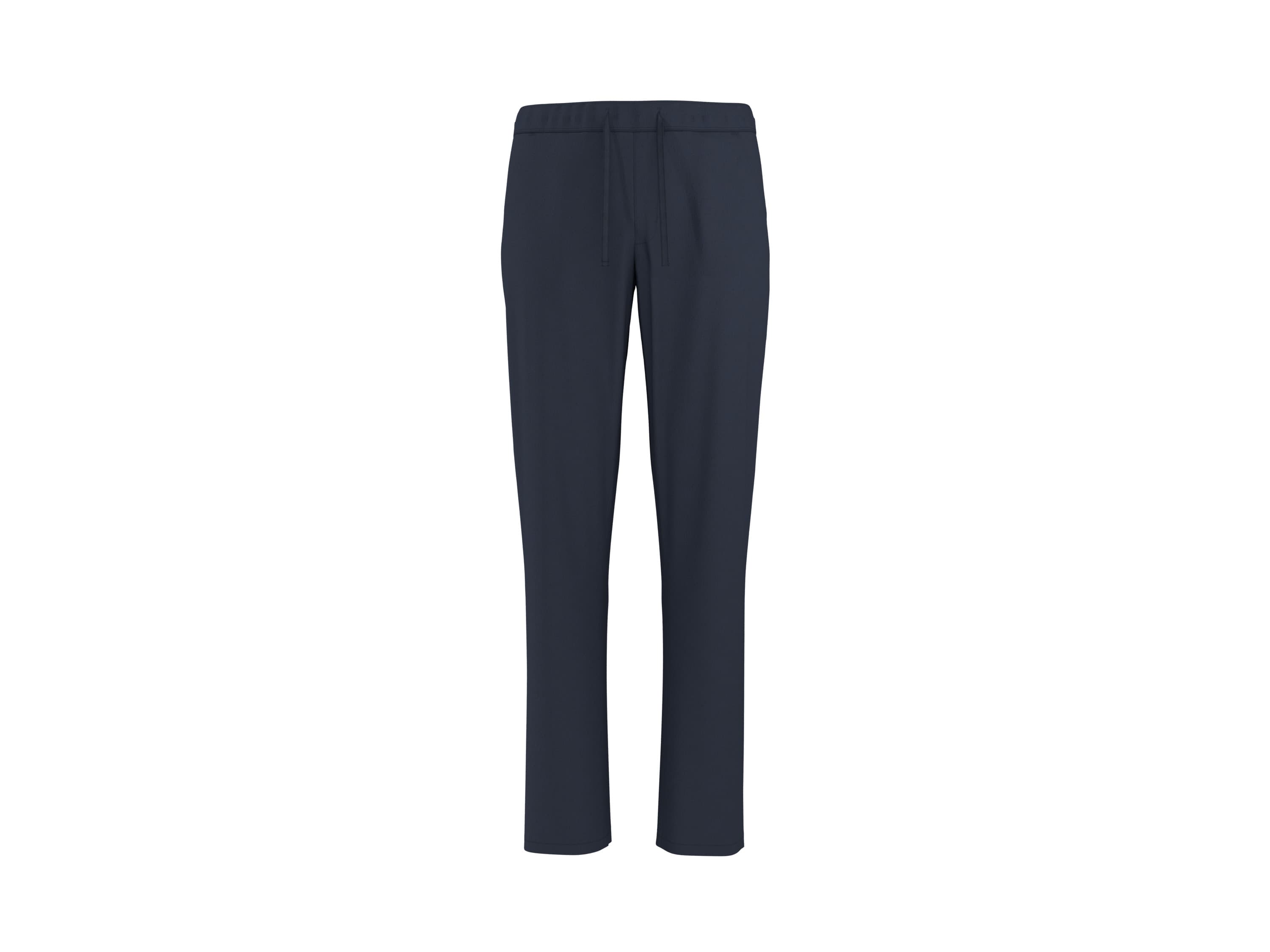 ESMARA MEN Pánske nohavice s ľanom Premium (navy modrá, XXL (60/62))