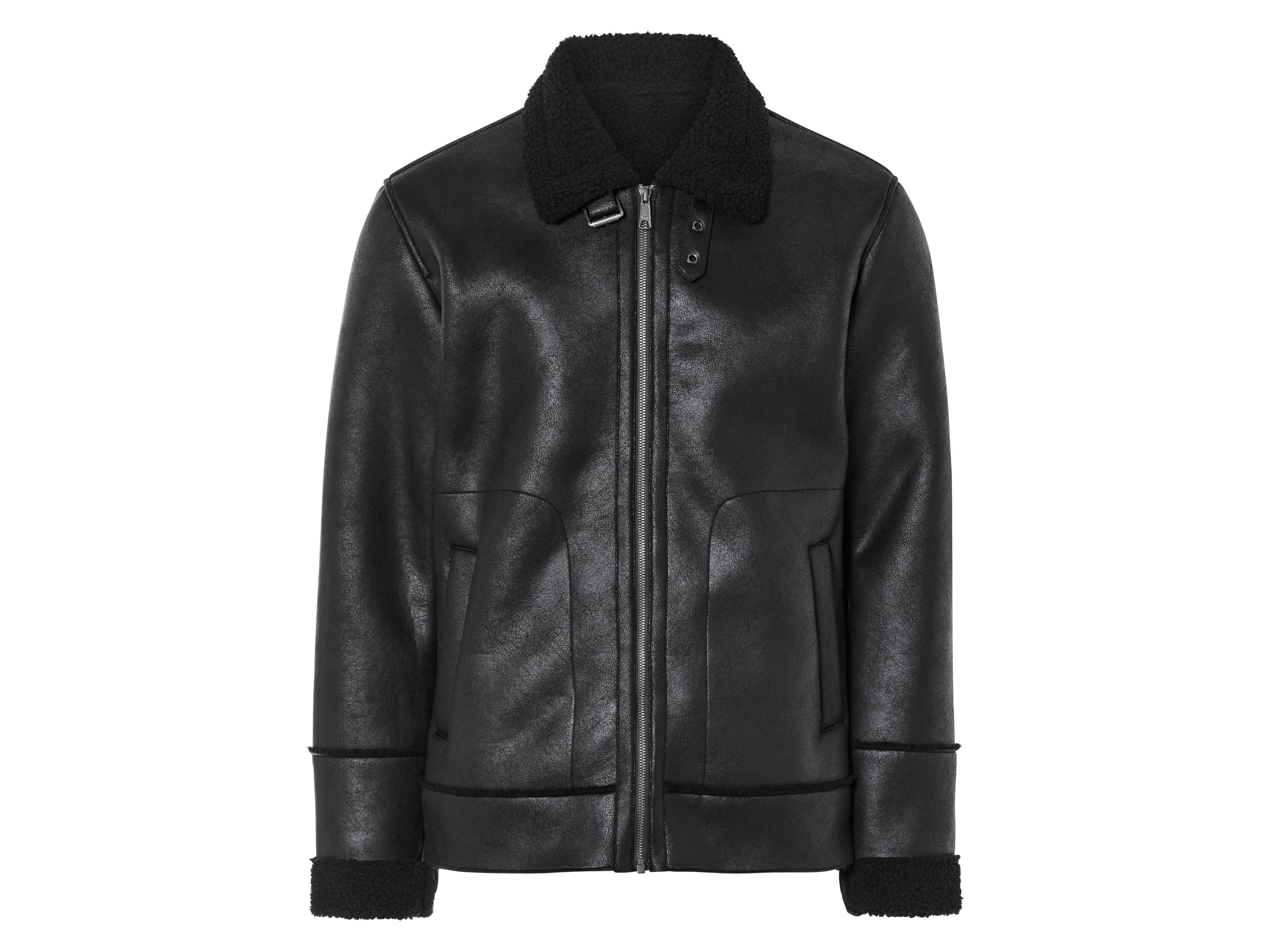 LIVERGY® Pánska biker bunda (L (52/54), čierna)