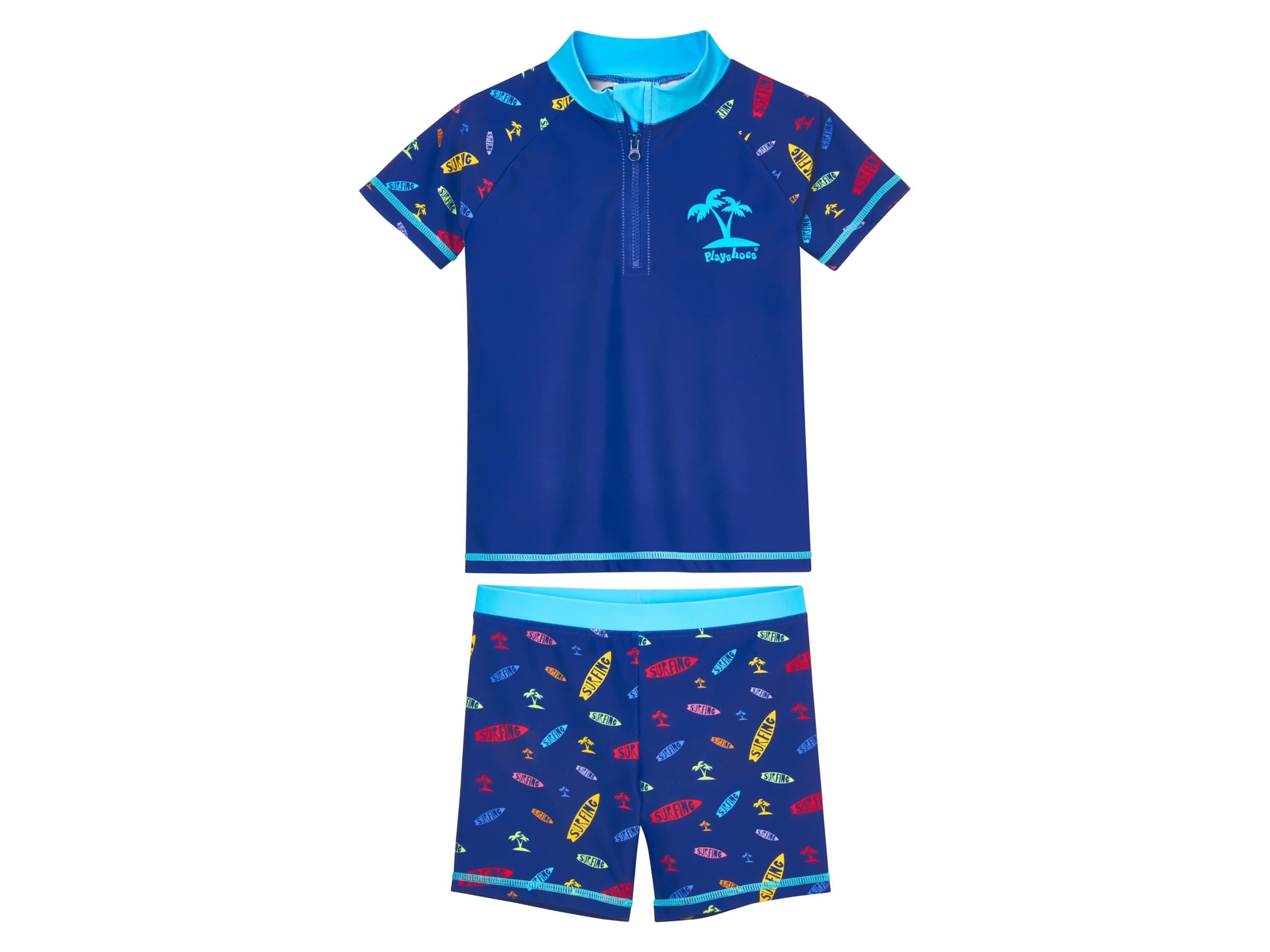 Playshoes Chlapčenská súprava na kúpanie s UV ochranou, 2-dielna (surfovanie, 74/80) 1