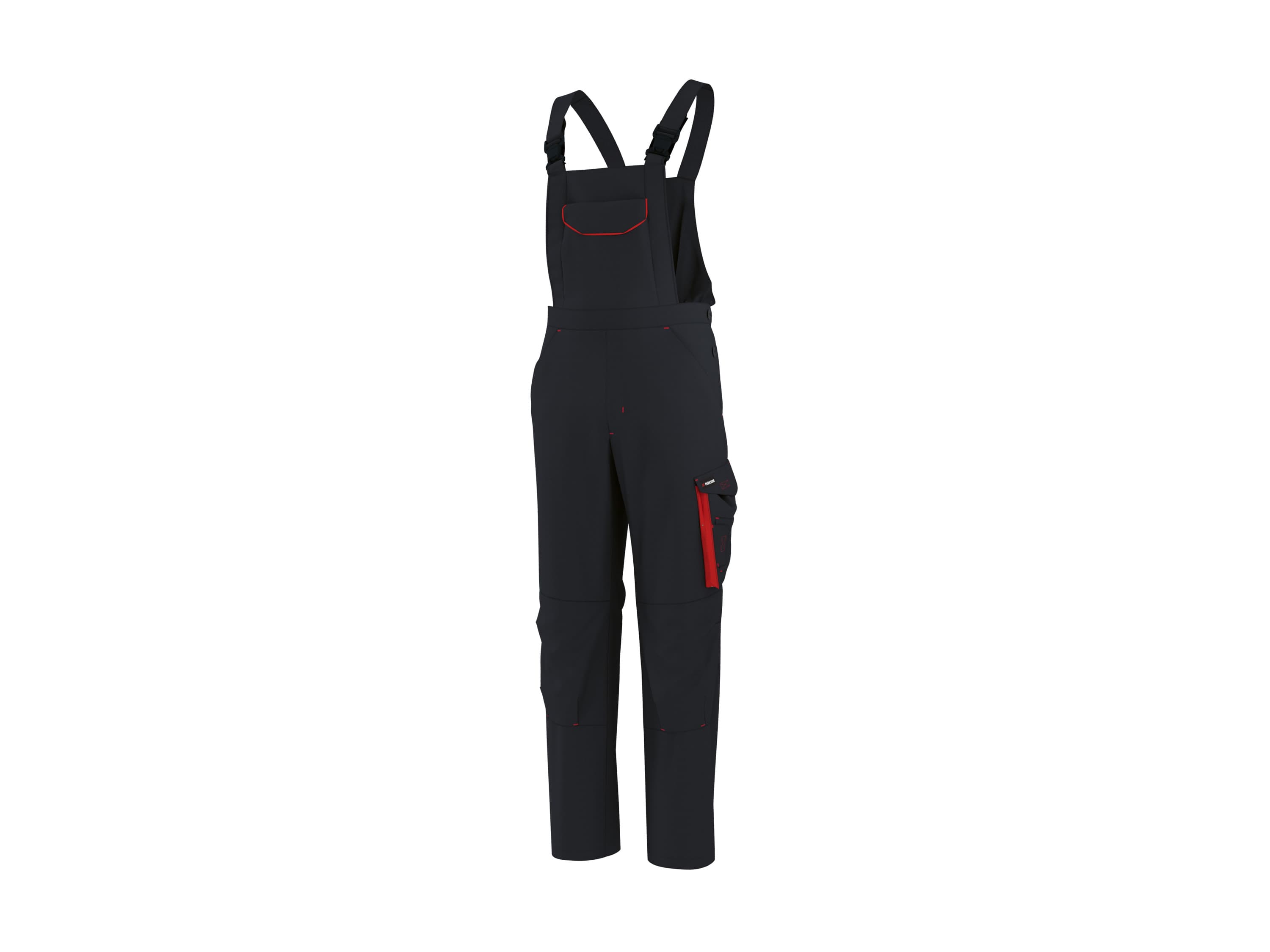 PARKSIDE® Pánske montérky na traky (čierna, S (44/46))