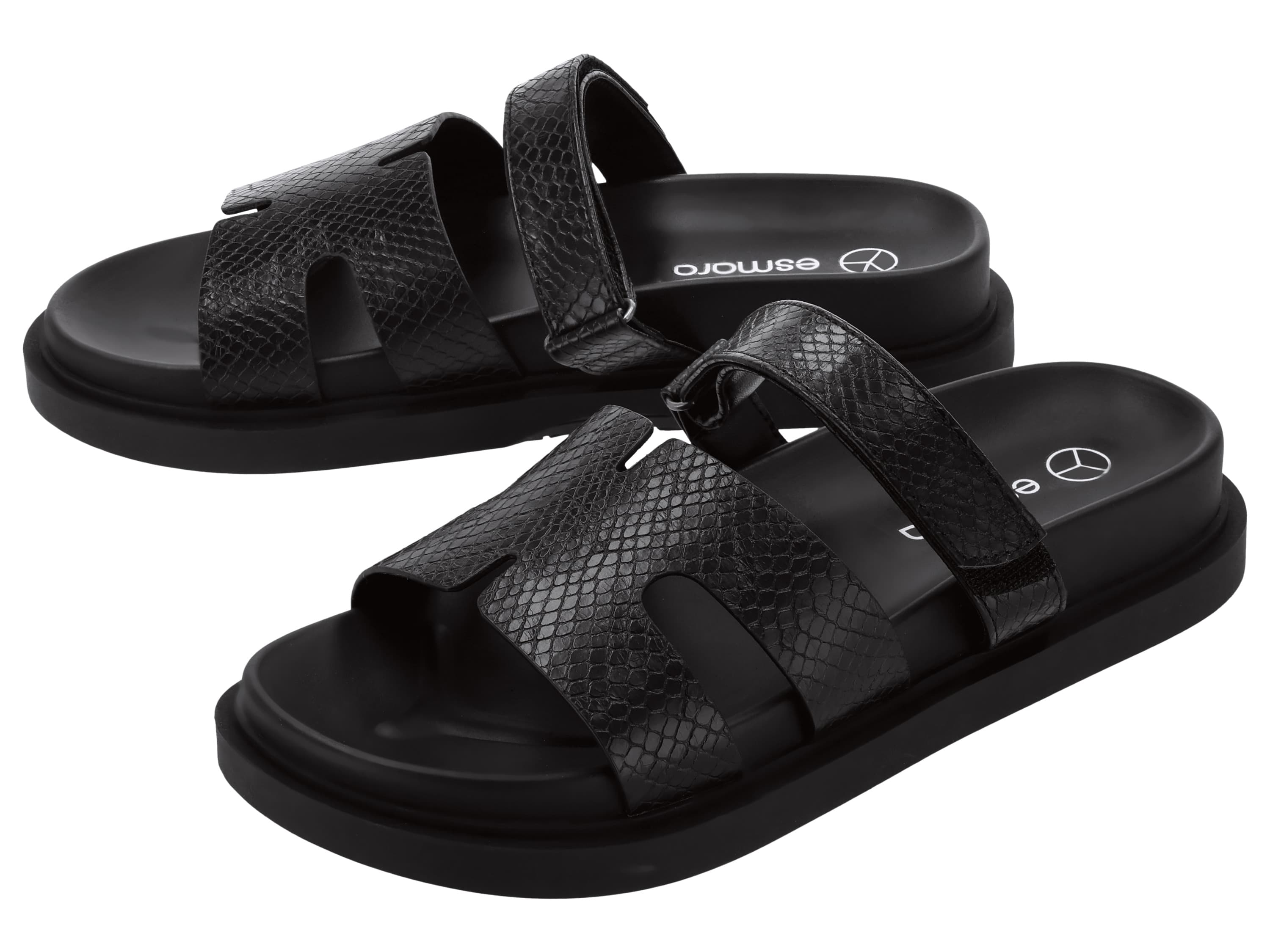 ESMARA® Dámske šľapky (čierna, 37)