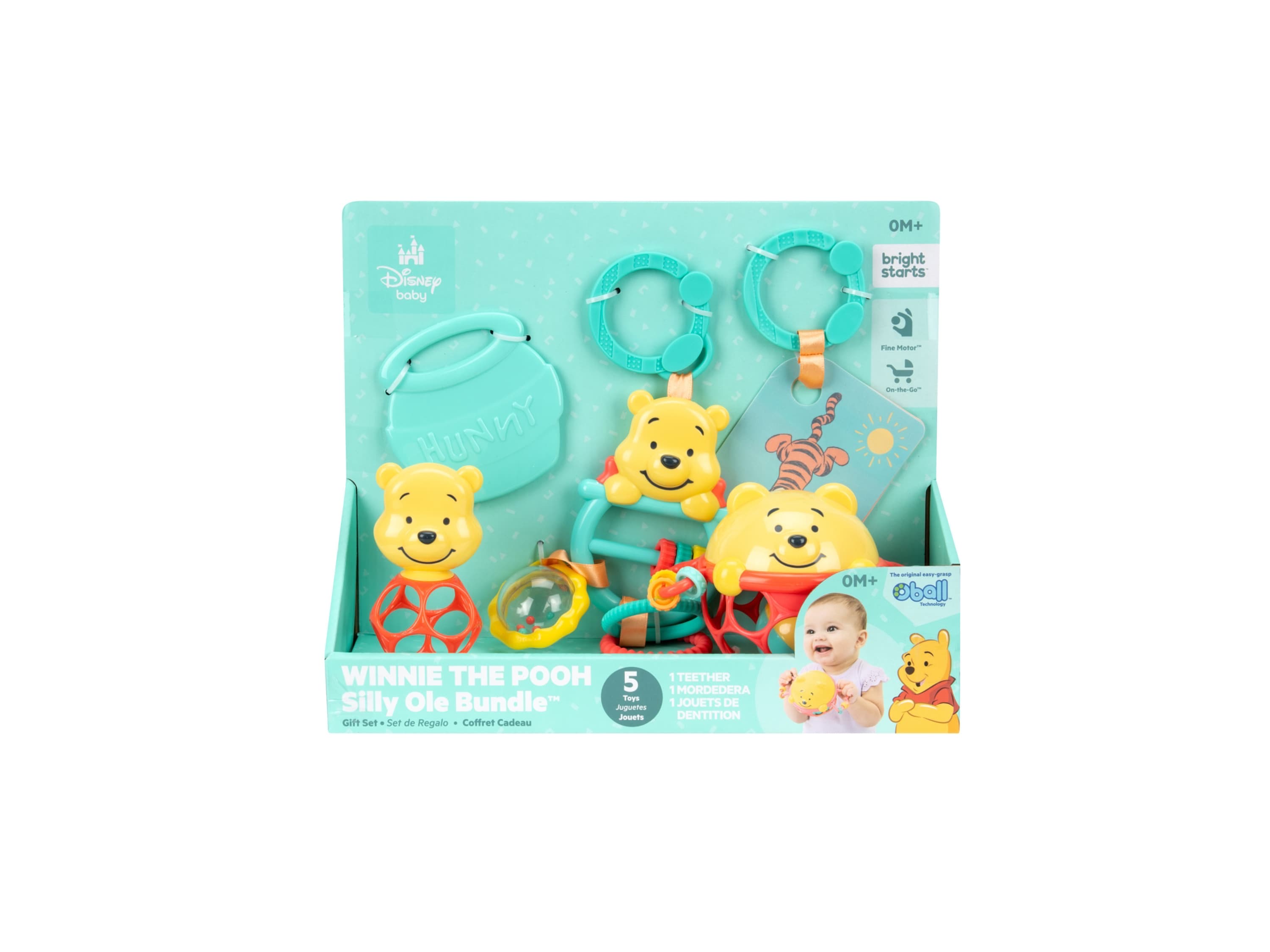 BRIGHT STARTS™ Súprava hračiek pre bábätká (Medvedík Pú) 1