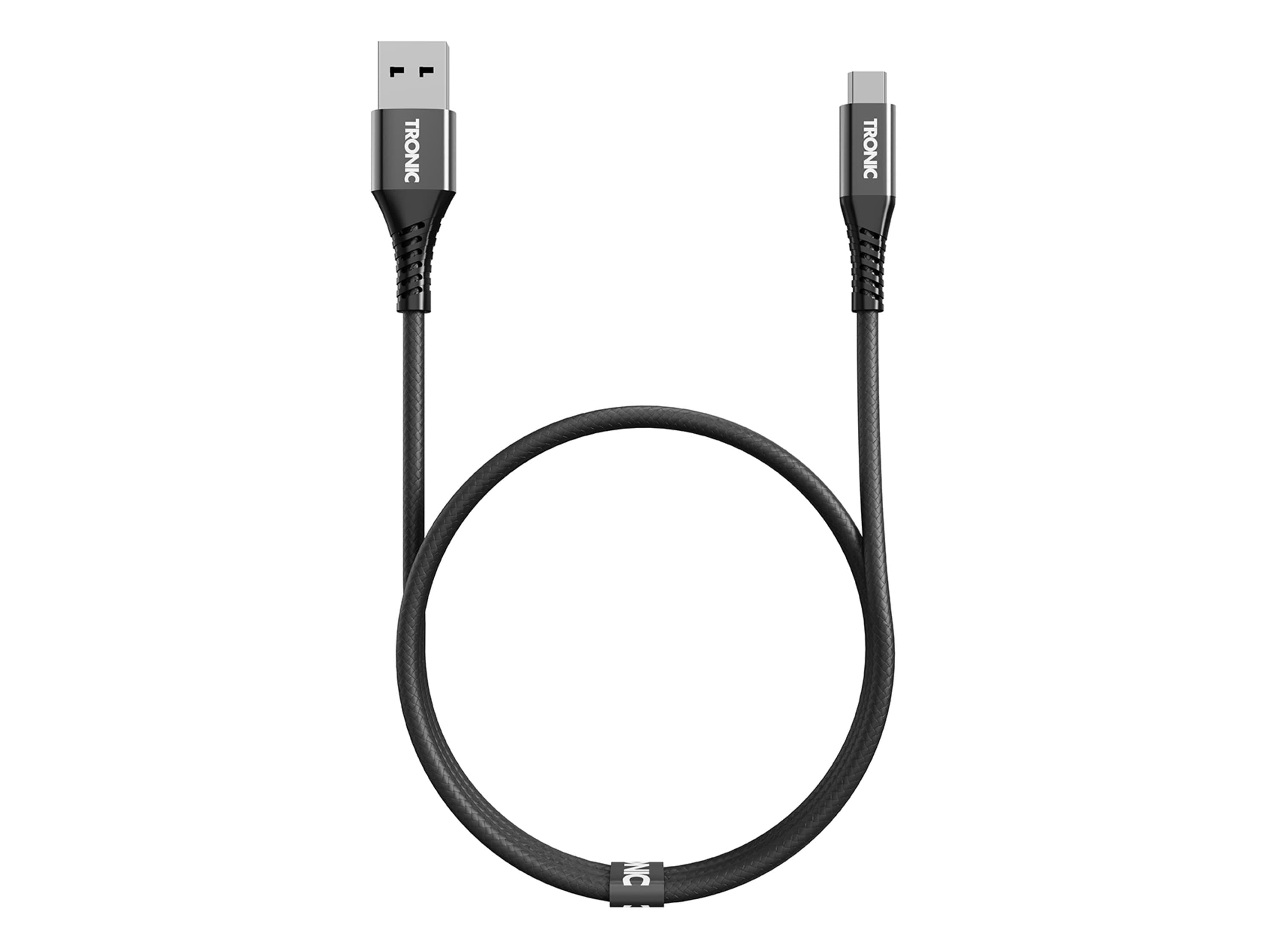 TRONIC® Nabíjací a dátový kábel (USB-A na micro USB, čierna) 1
