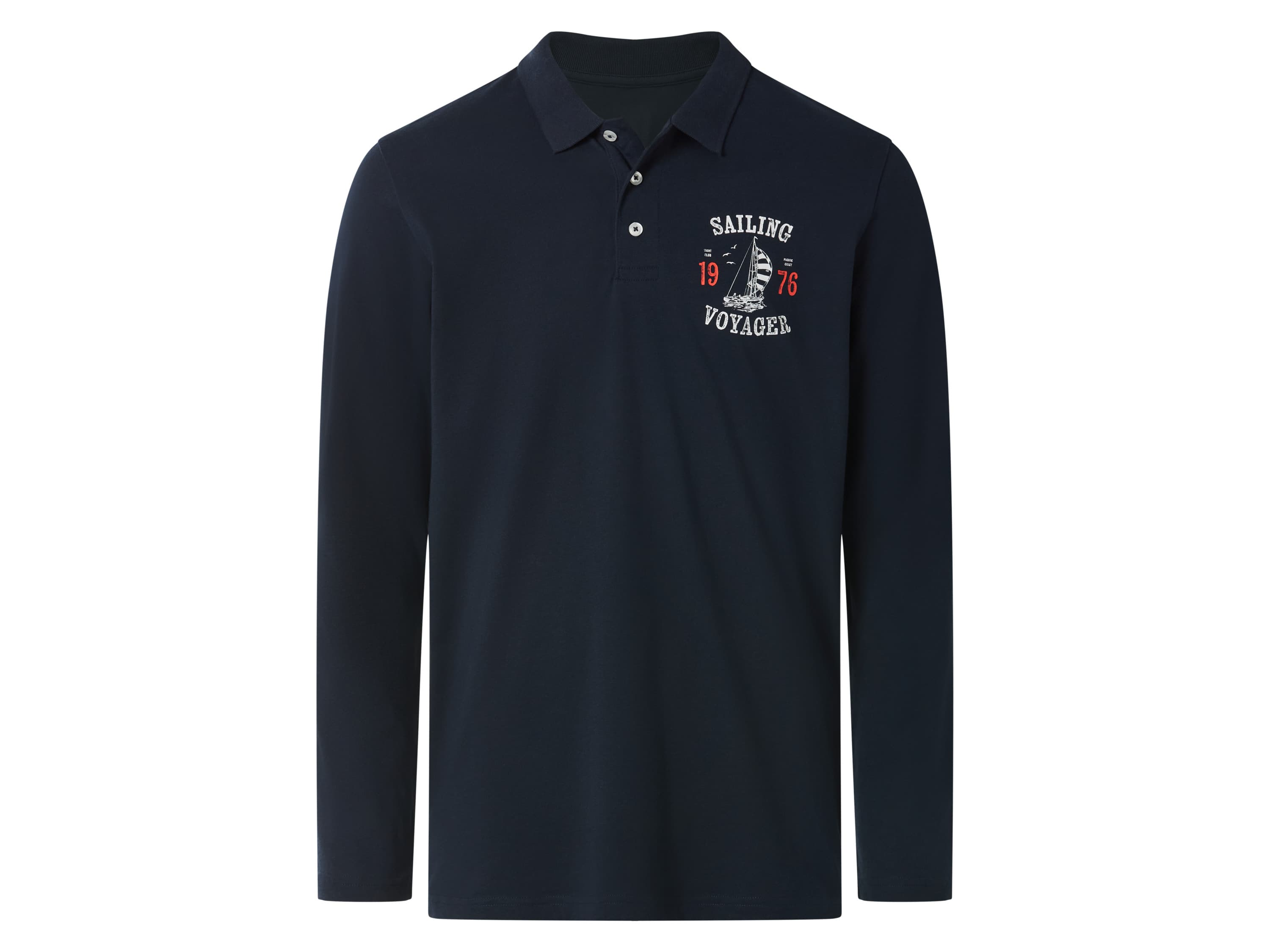 esmara Men Pánske polotričko s dlhým rukávom (navy modrá, L (52/54))