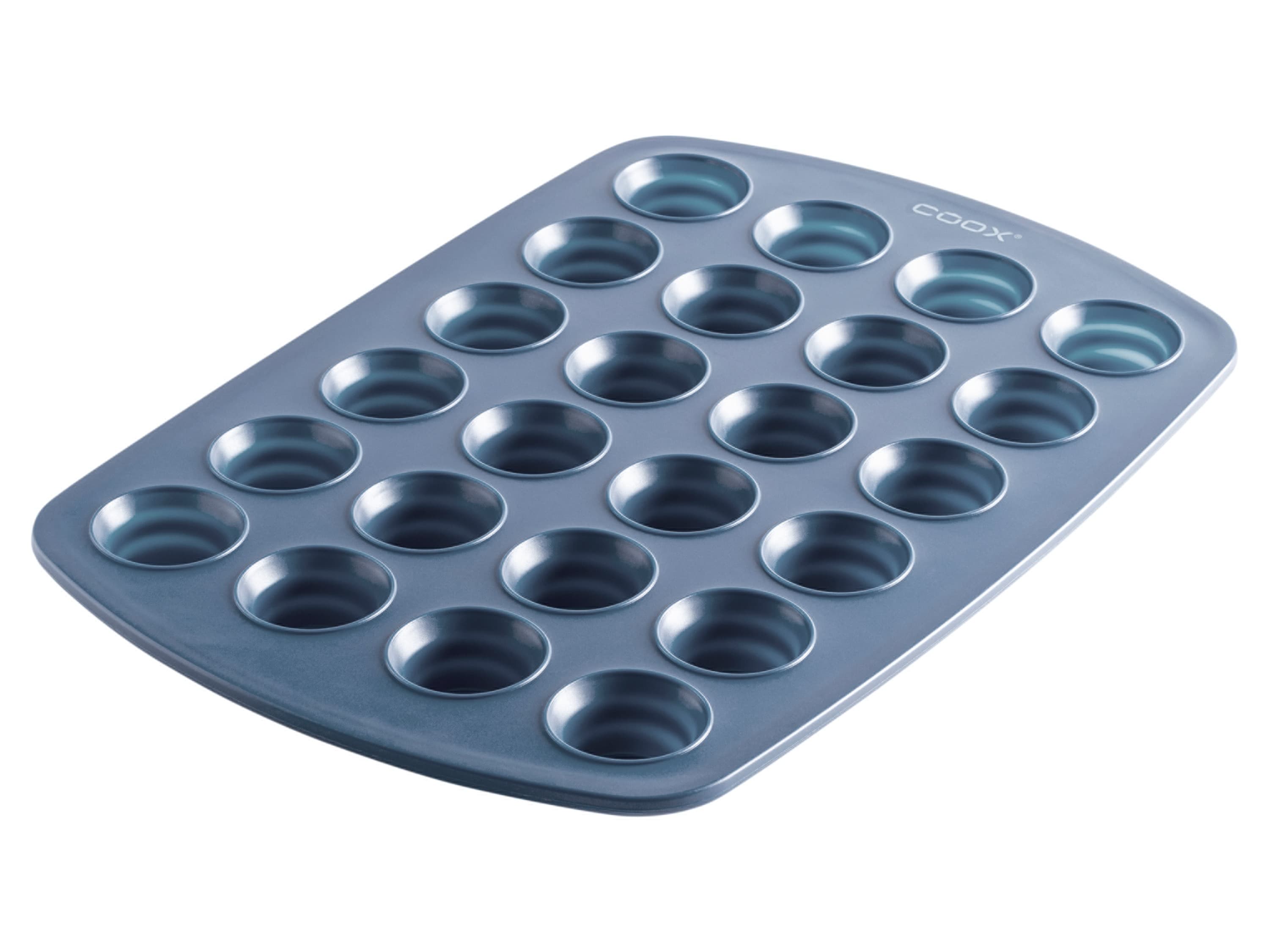 Coox Silikónová forma na muffiny  (modrosivá) 1