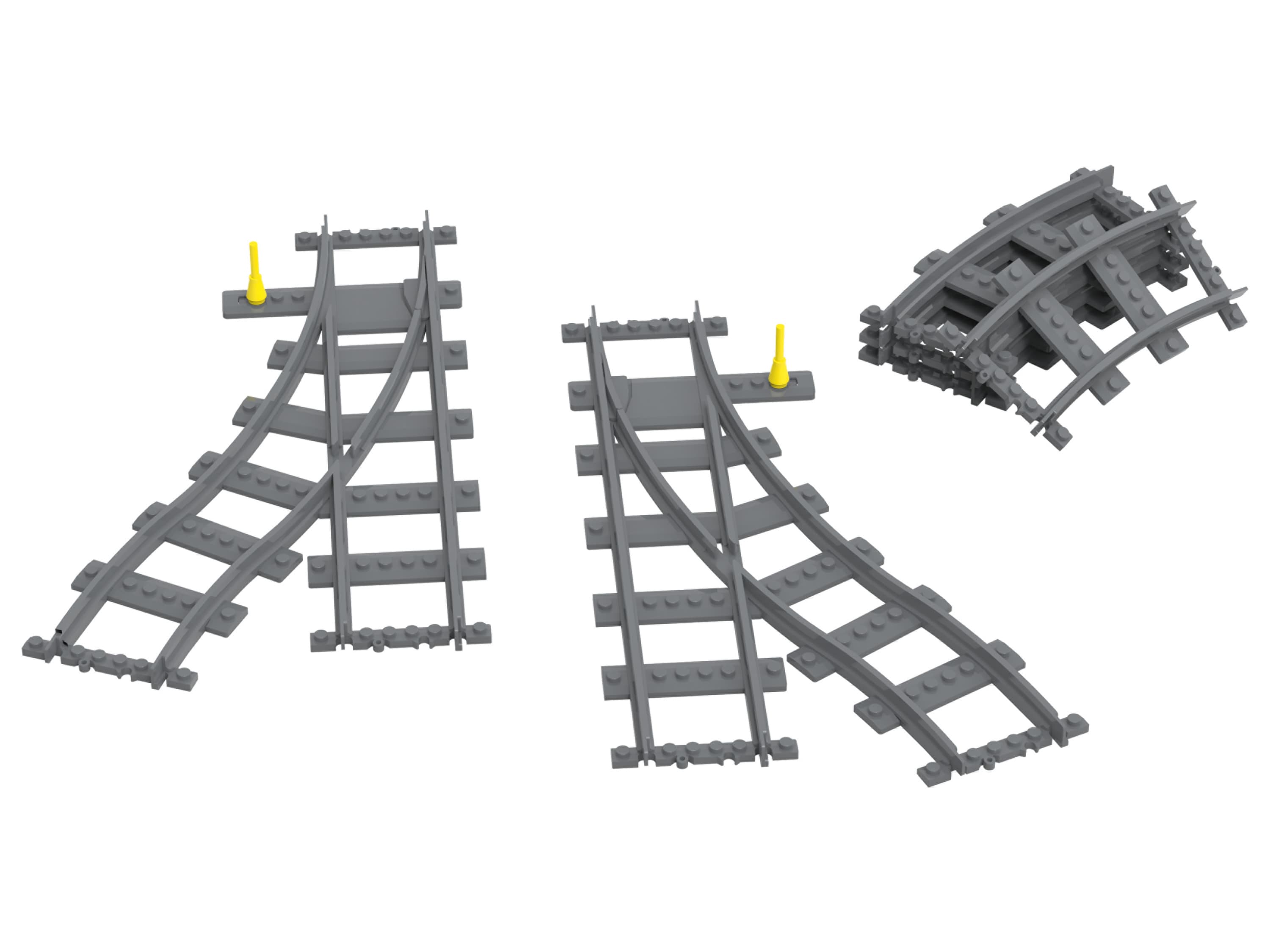 Playtive Clippys Koľajnice/výhybky k železničnej súprave (súprava výhybiek)