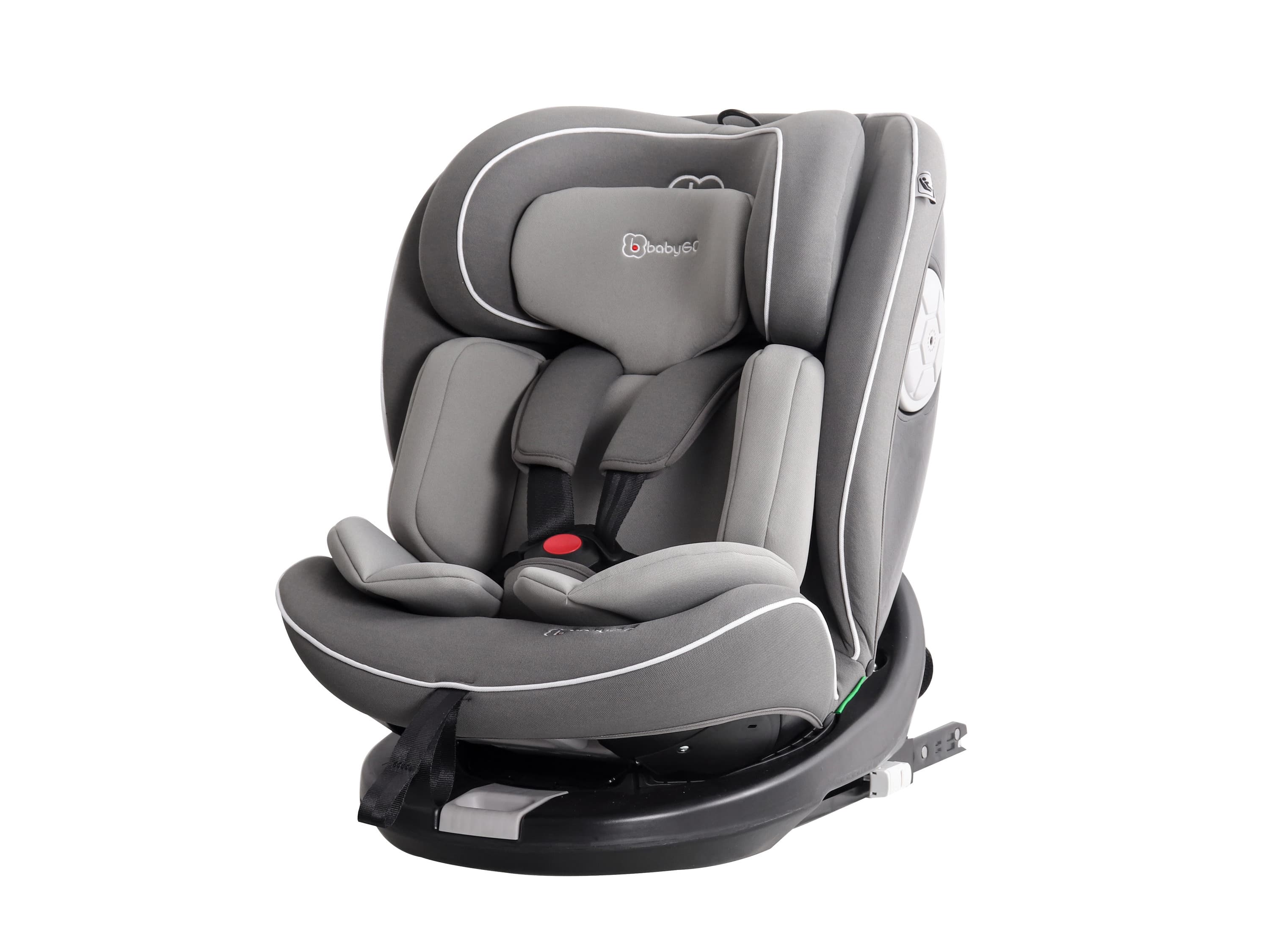 BabyGO Detská autosedačka Nova , Sk. 0+ – III, 0 – 36 kg (sivá)