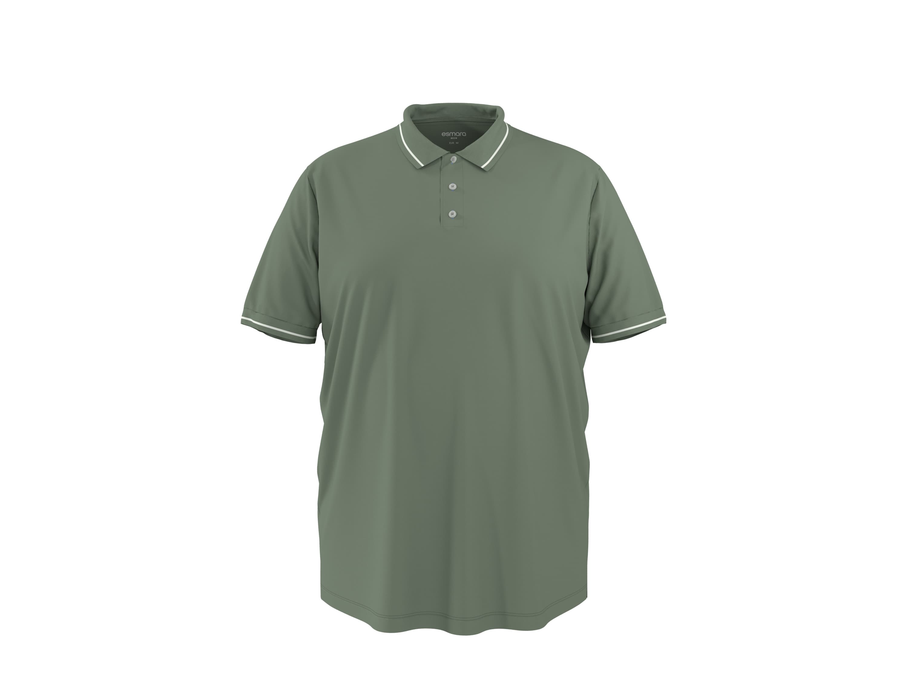 esmara Men Pánske piketové polotričko XXL (zelená, 4XL (68/70))