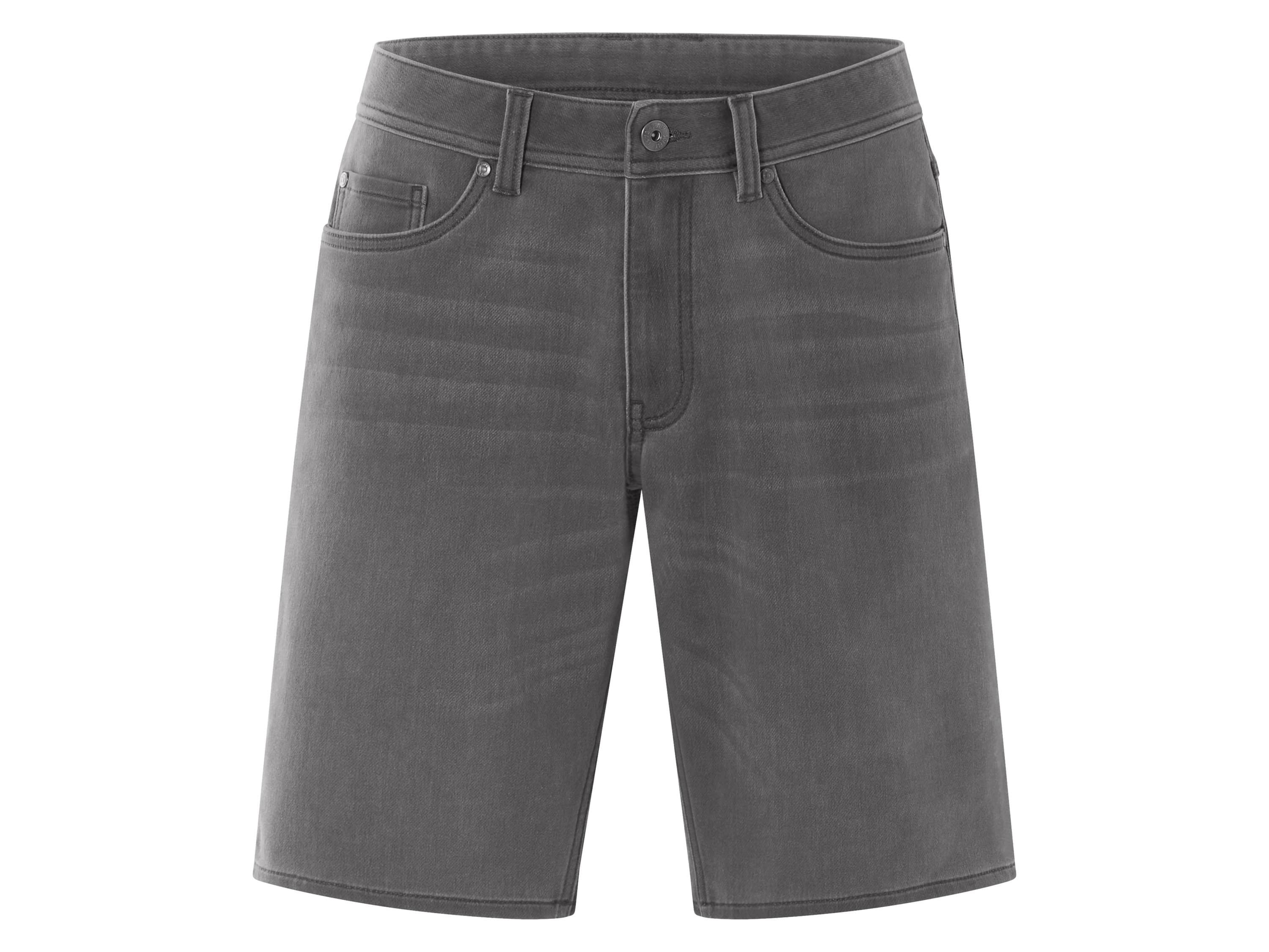 LIVERGY® Pánske denimové bermudy (sivá, 48) 1