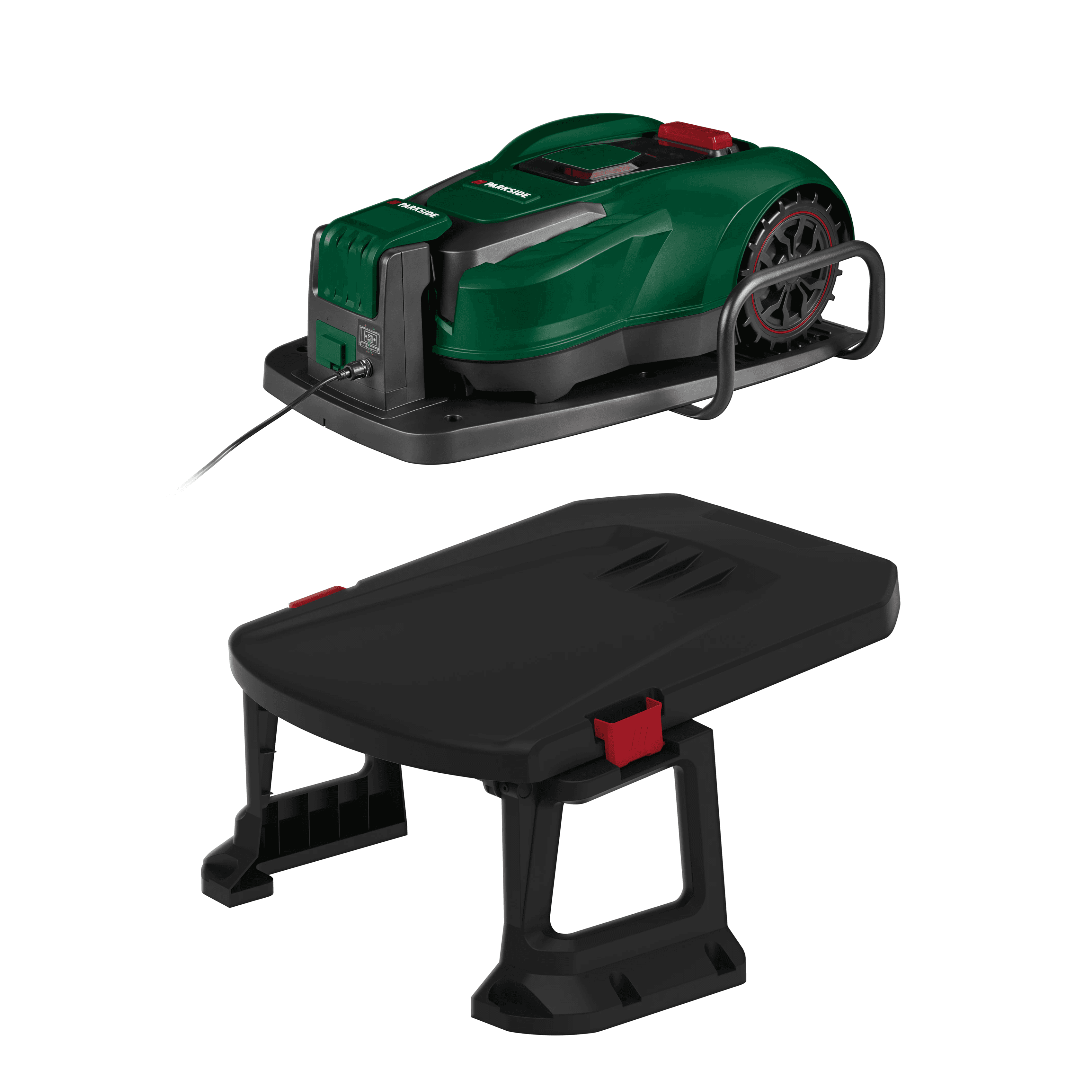 PARKSIDE® Smart robotická kosačka 20 V PAMRS 1000 A1 + Garáž pre robotickú kosačku PUMRG A1 1