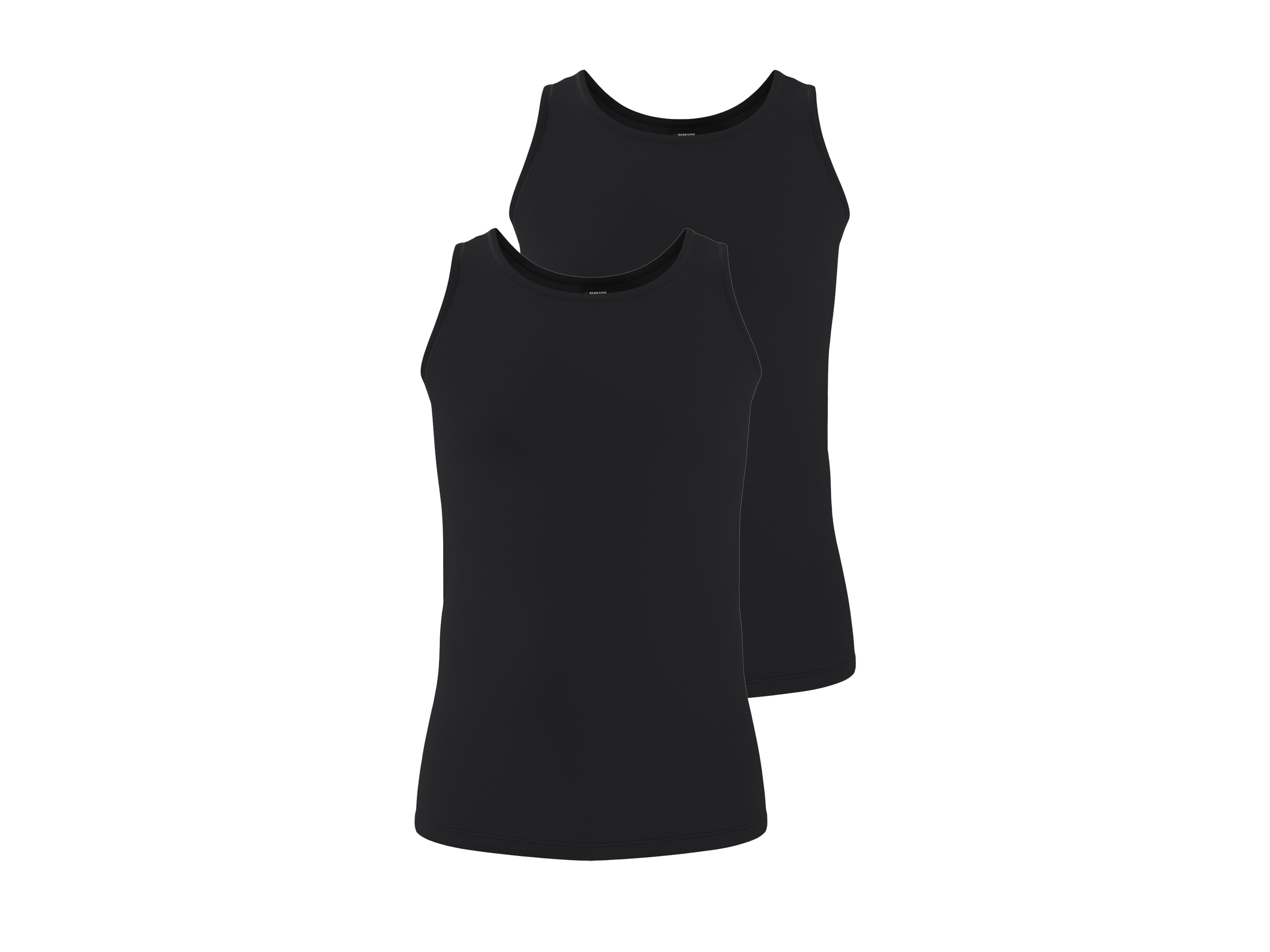 PARKSIDE® Pánske tielko, 2 kusy (čierna, 5/M)