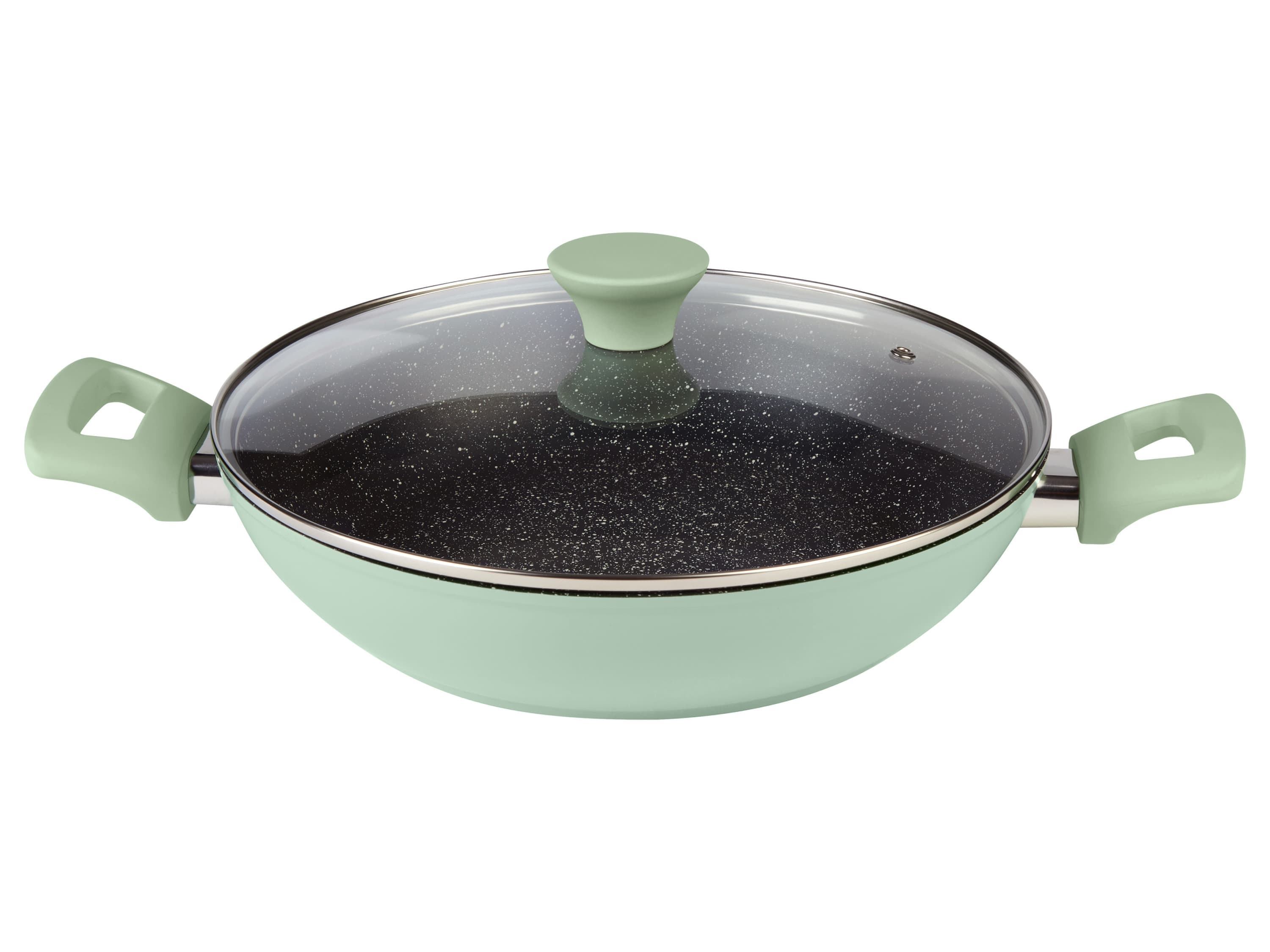 SILVERCREST® Servírovacia panvica z hliníkovej zliatiny, 28 cm (mentolová) 1