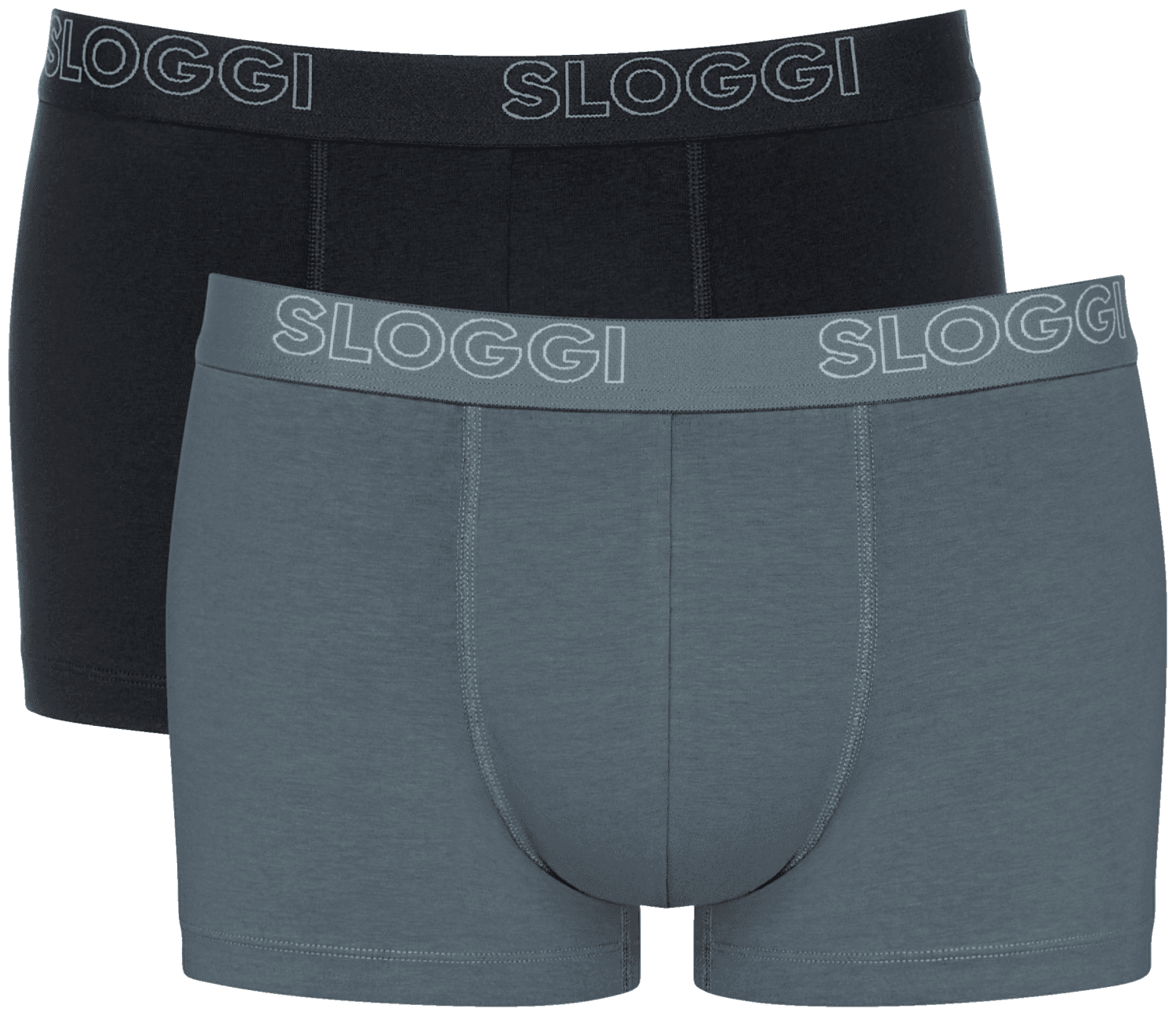 HELLO BY SLOGGI Pánske boxerky/slipy, 2 kusy (boxerky/sivá, M) 1