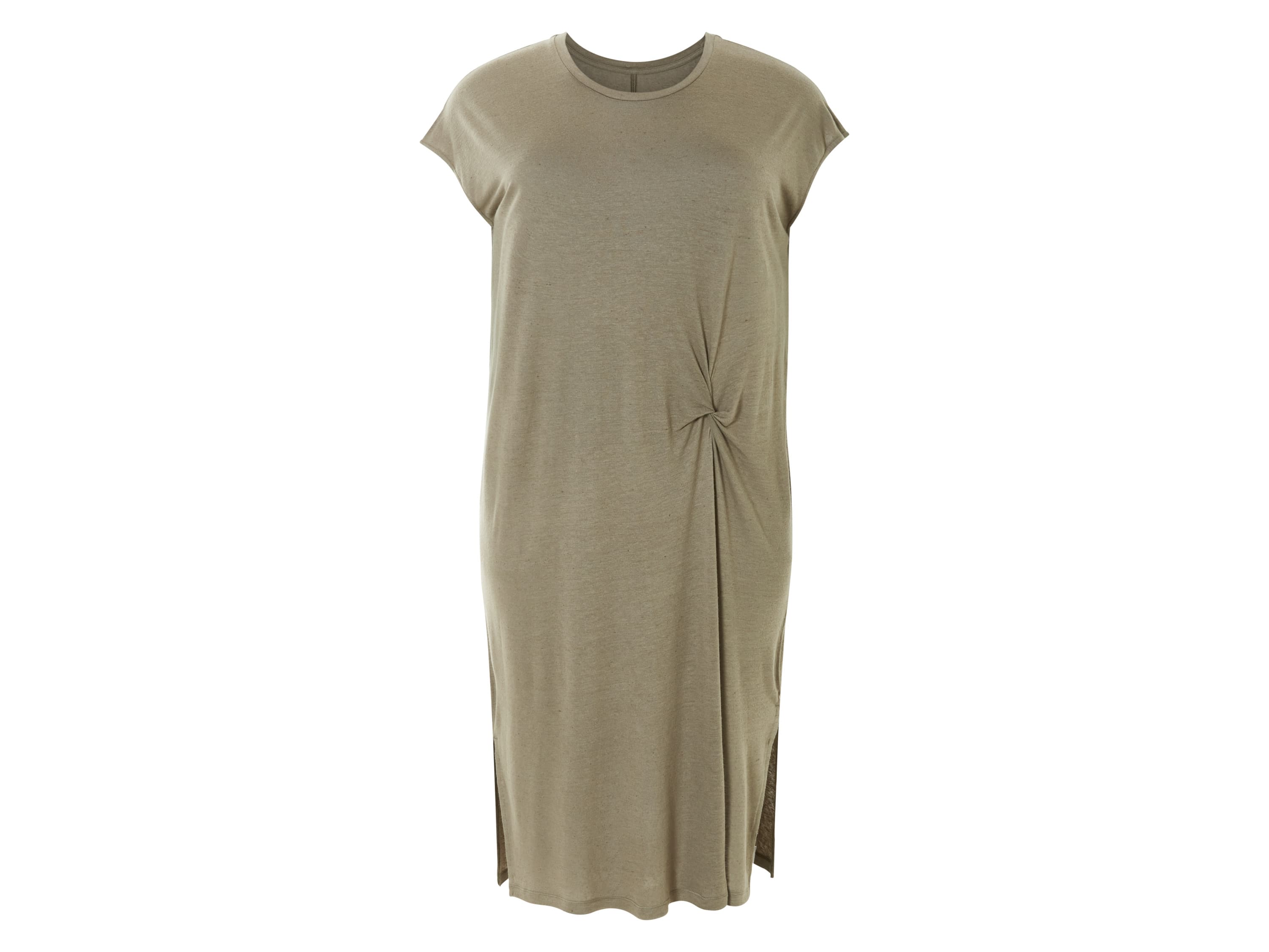 esmara® Dámske ľanové šaty XXL (kaki, XL (48/50)) 1
