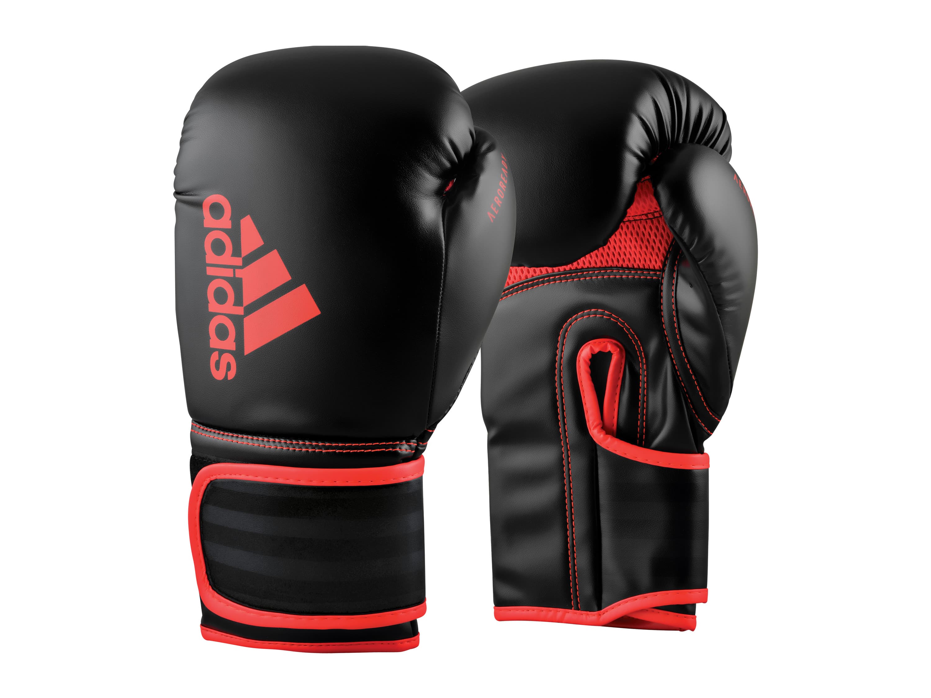 adidas Boxerské rukavice Hybrid 80 (čierna/červená, 10 OZ)