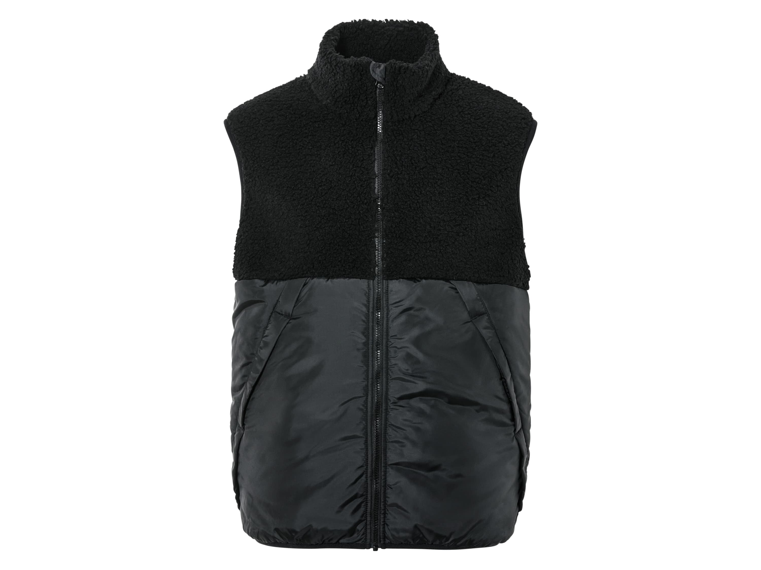 LIVERGY® Pánska plyšová vesta (čierna, L (52/54)) 1