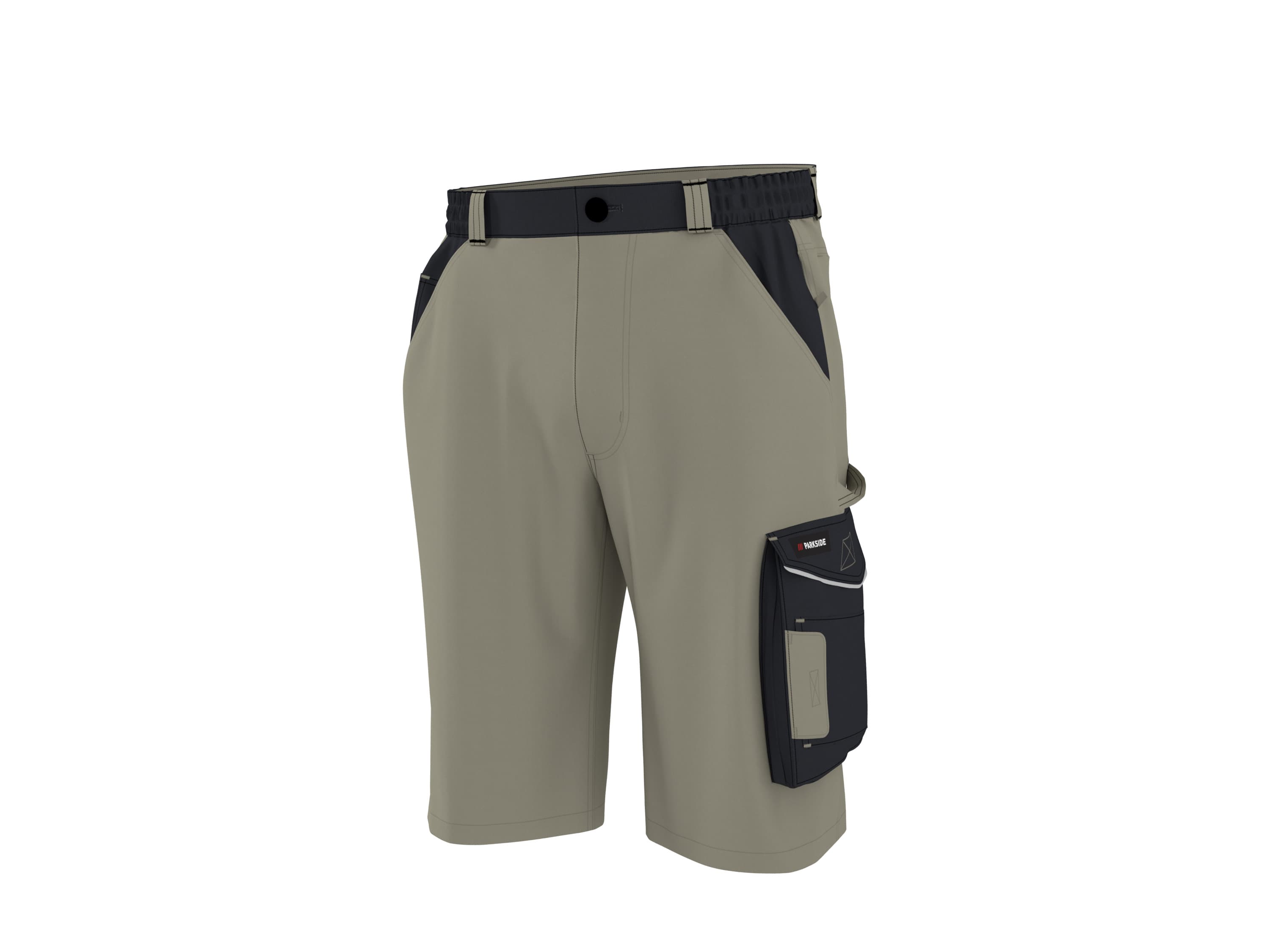 PARKSIDE® Pánske pracovné šortky (béžová, 48)