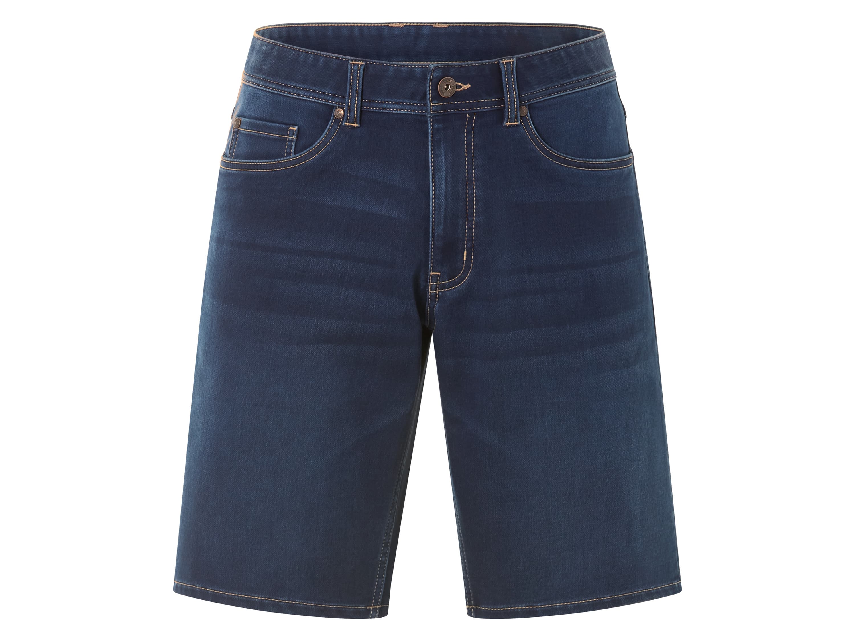 LIVERGY® Pánske denimové bermudy (tmavomodrá, 48) 1