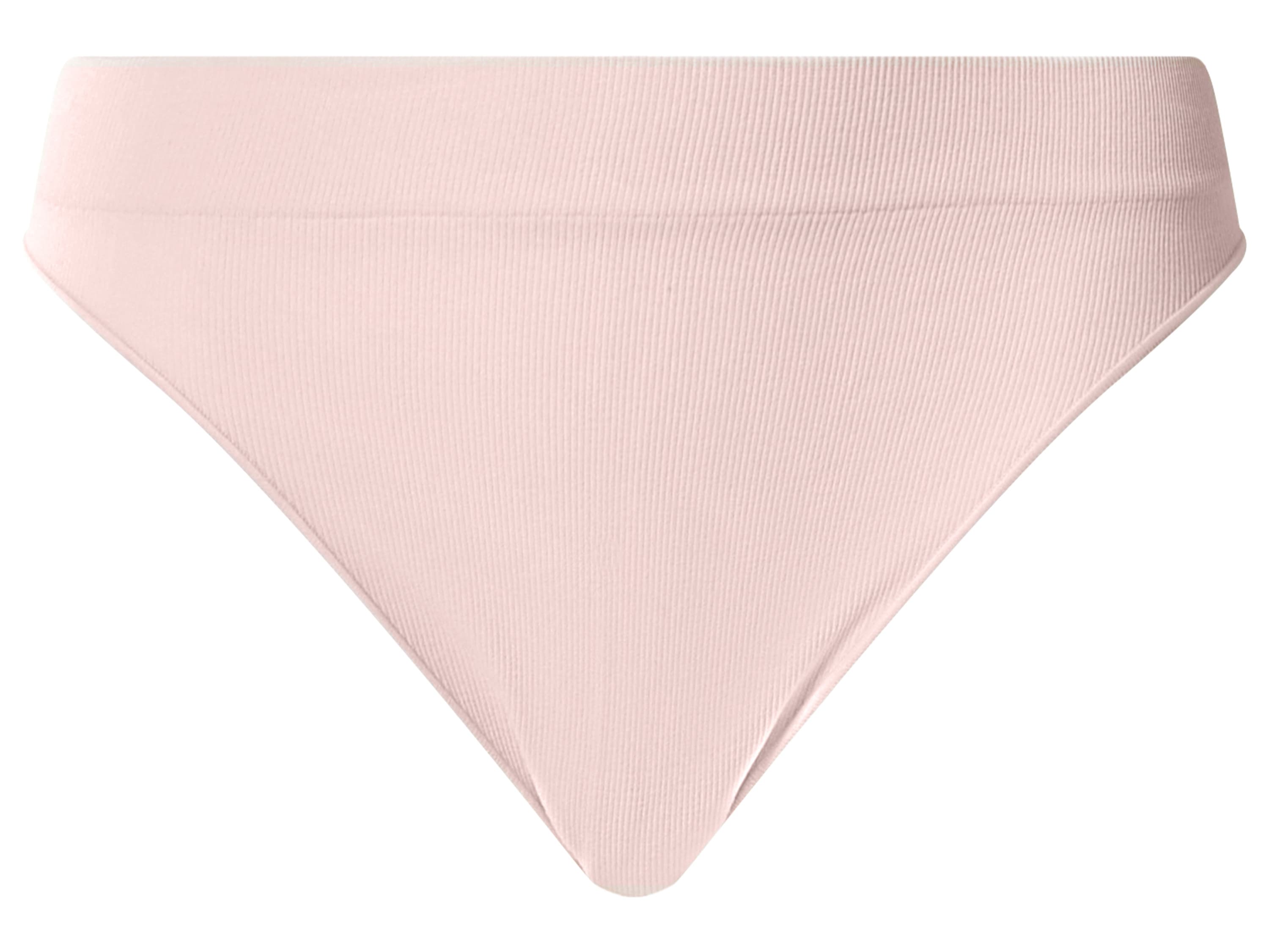 ESMARA® Dámske rebrované tangá, 3 kusy (ružová, S (36/38))