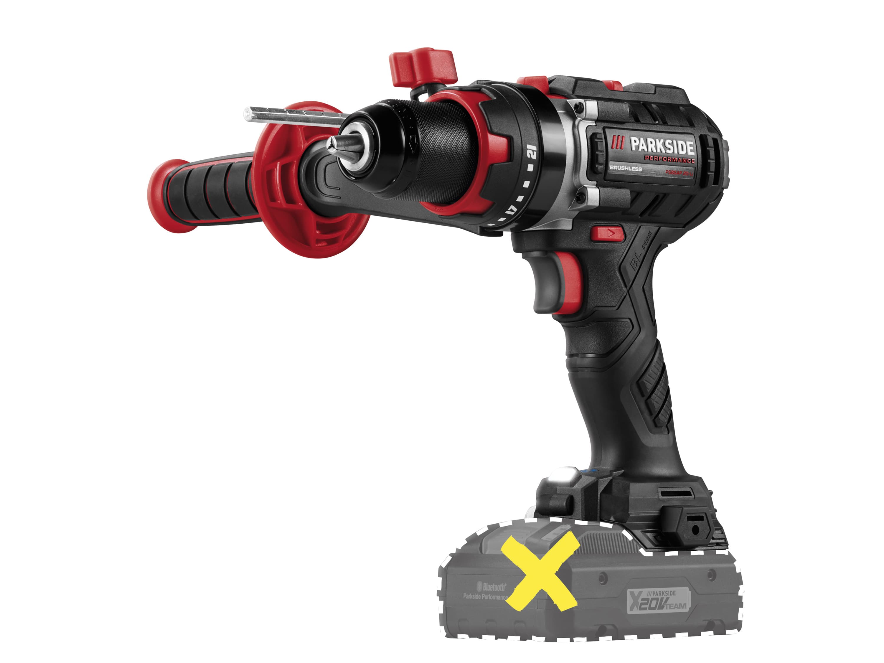 PARKSIDE PERFORMANCE® Aku príklepová vŕtačka 20 V PSBSAP 20-Li C3 – bez akumulátora 1