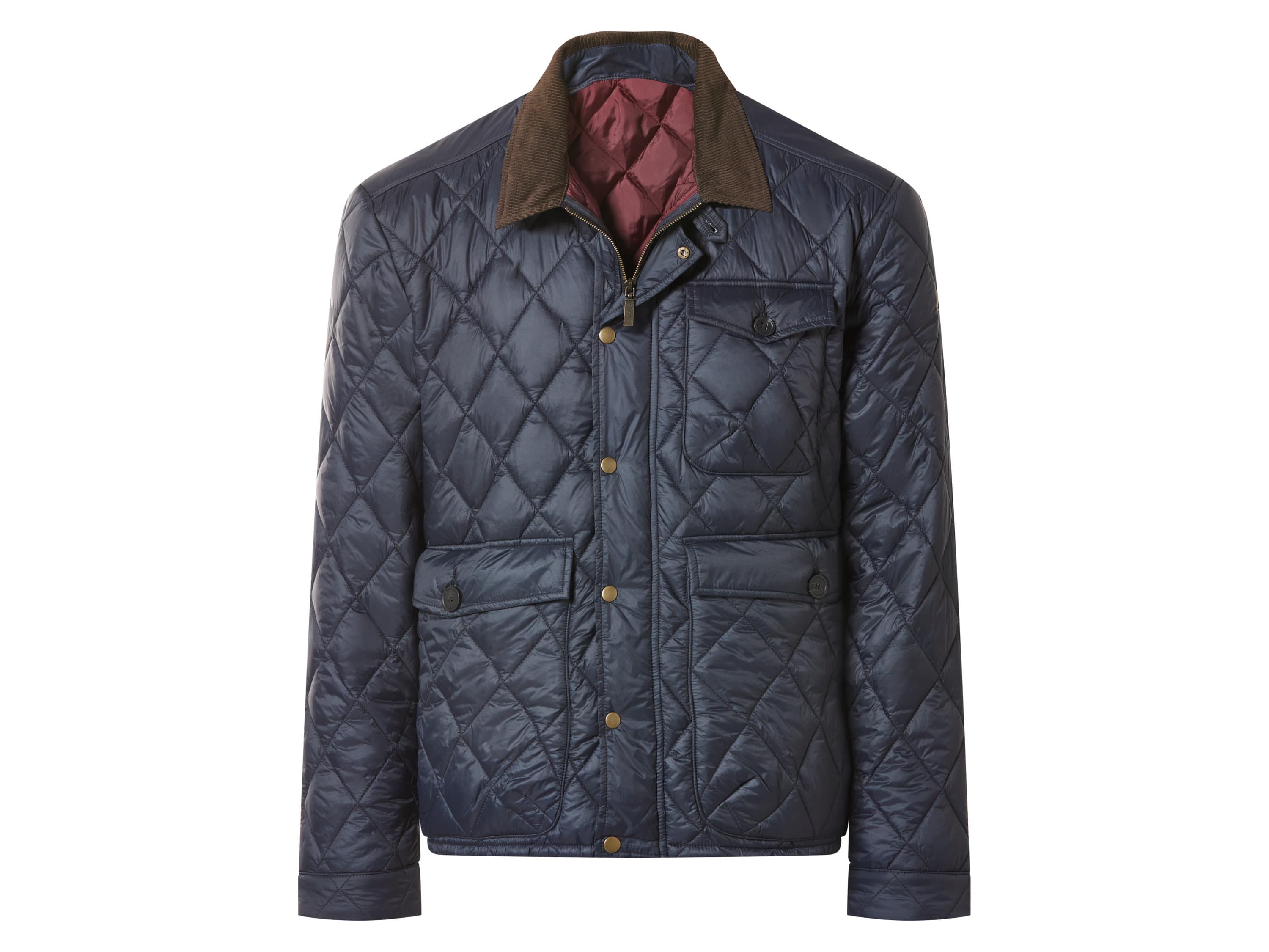 esmara Men Pánska prešívaná bunda Premium (navy modrá, M (48/50)) 1