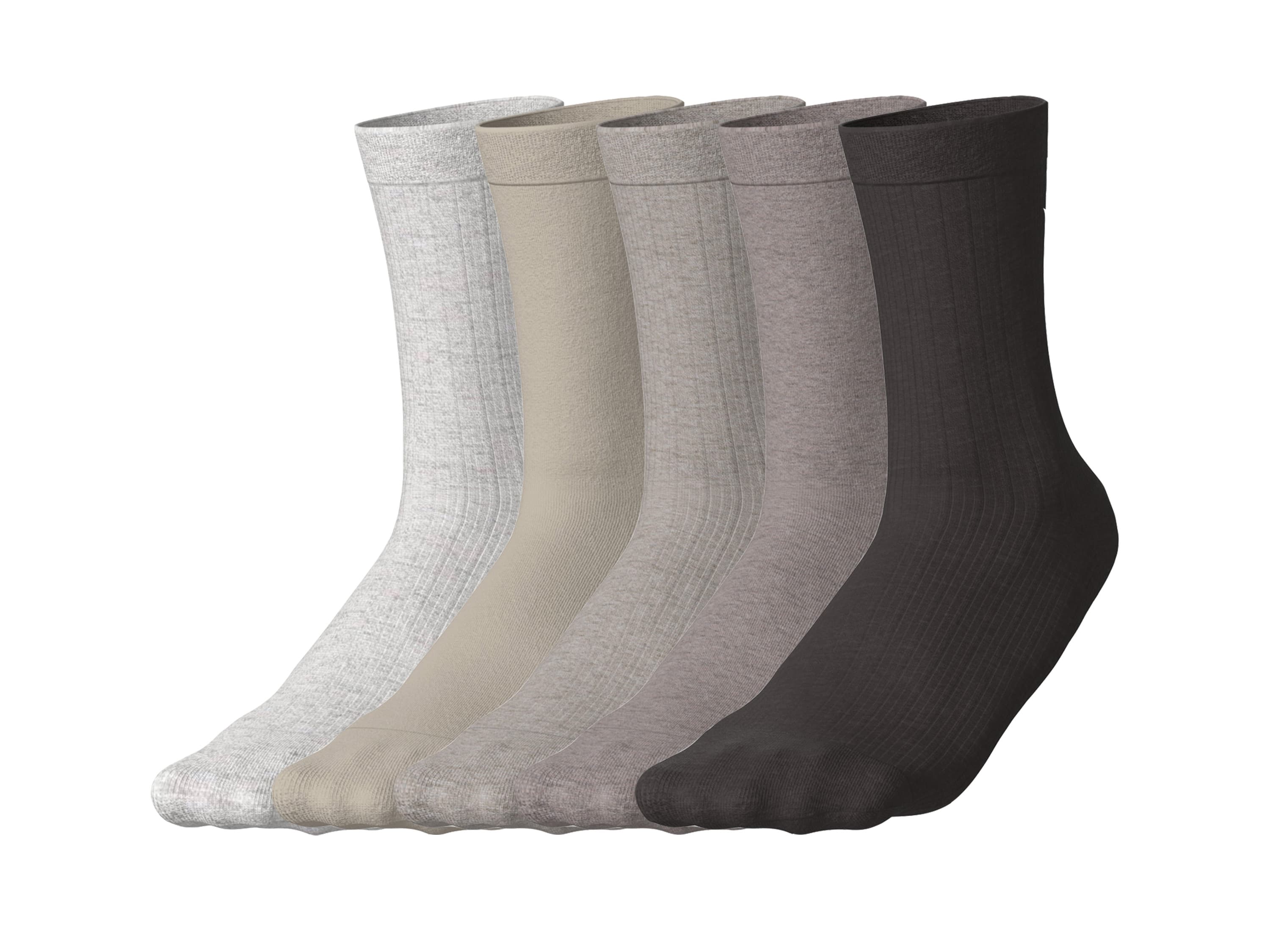 esmara® Dámske ponožky, 5 párov (béžová/hnedá, 35-38) 1