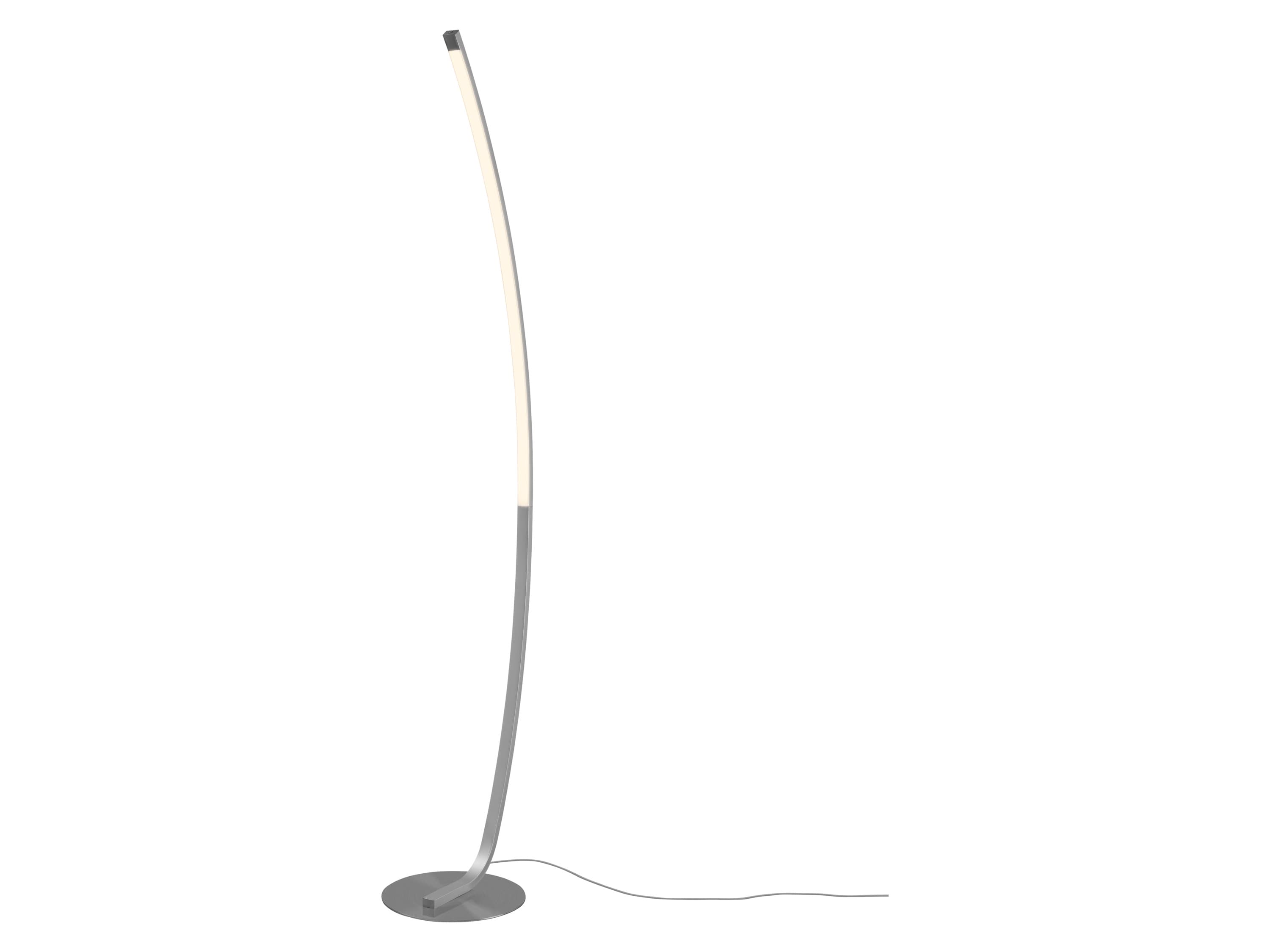 LIVARNO® Stojaca LED lampa (zahnutá/matný nikel) 1