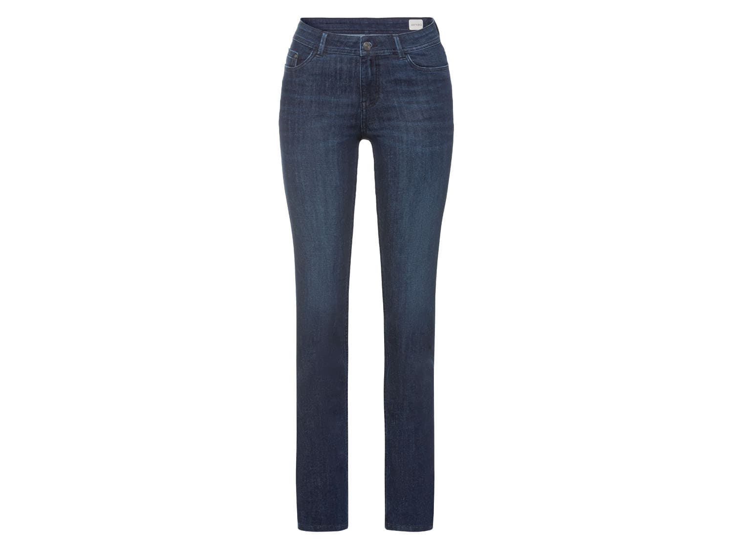 esmara® Dámske rifle „Slim Fit" ( dlhá dĺžka, 38, tmavomodrá)