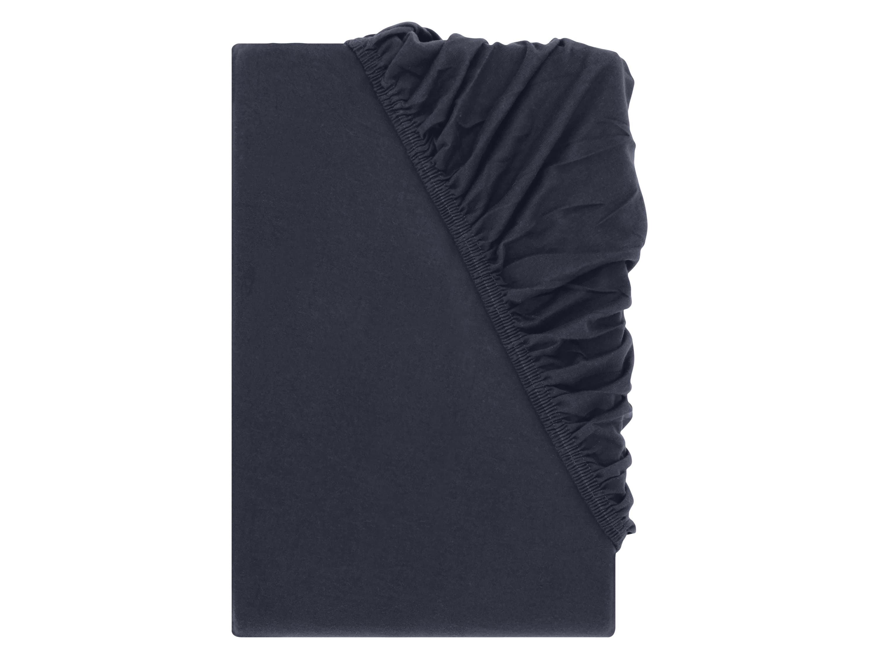 LIVARNO® Napínacia džersejová plachta, 180 – 200 x 200 cm (tmavomodrá)