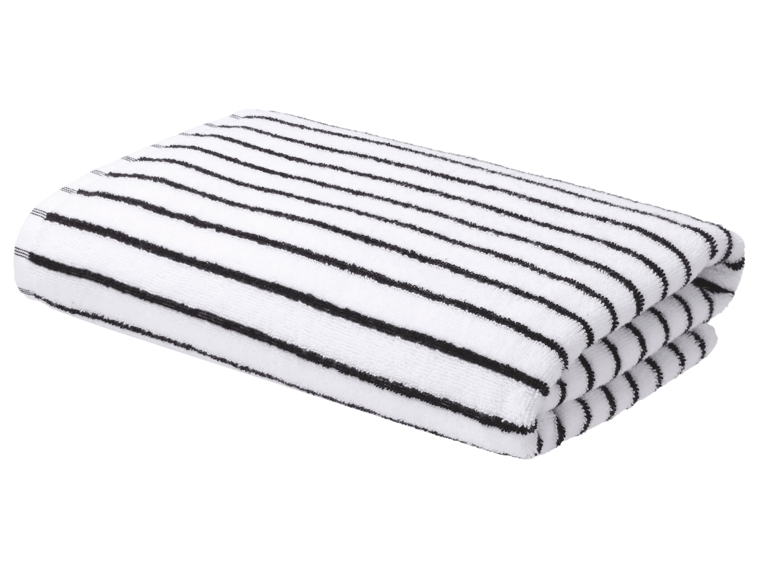 LIVARNO® Froté osuška, 70 x 140 cm (biela/čierna) 1