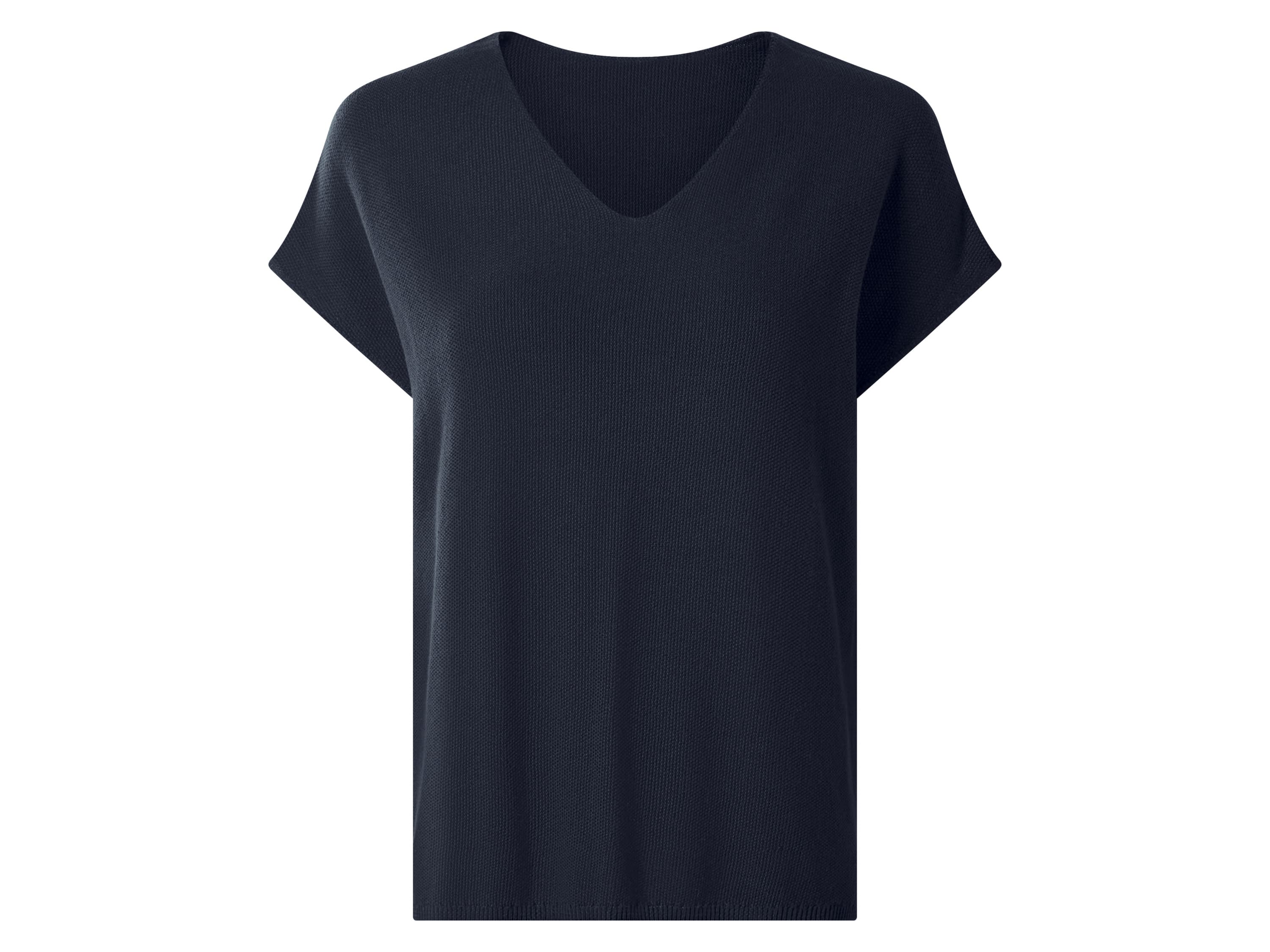 esmara® Dámsky pulóver s krátkym rukávom (navy modrá, M (40/42))