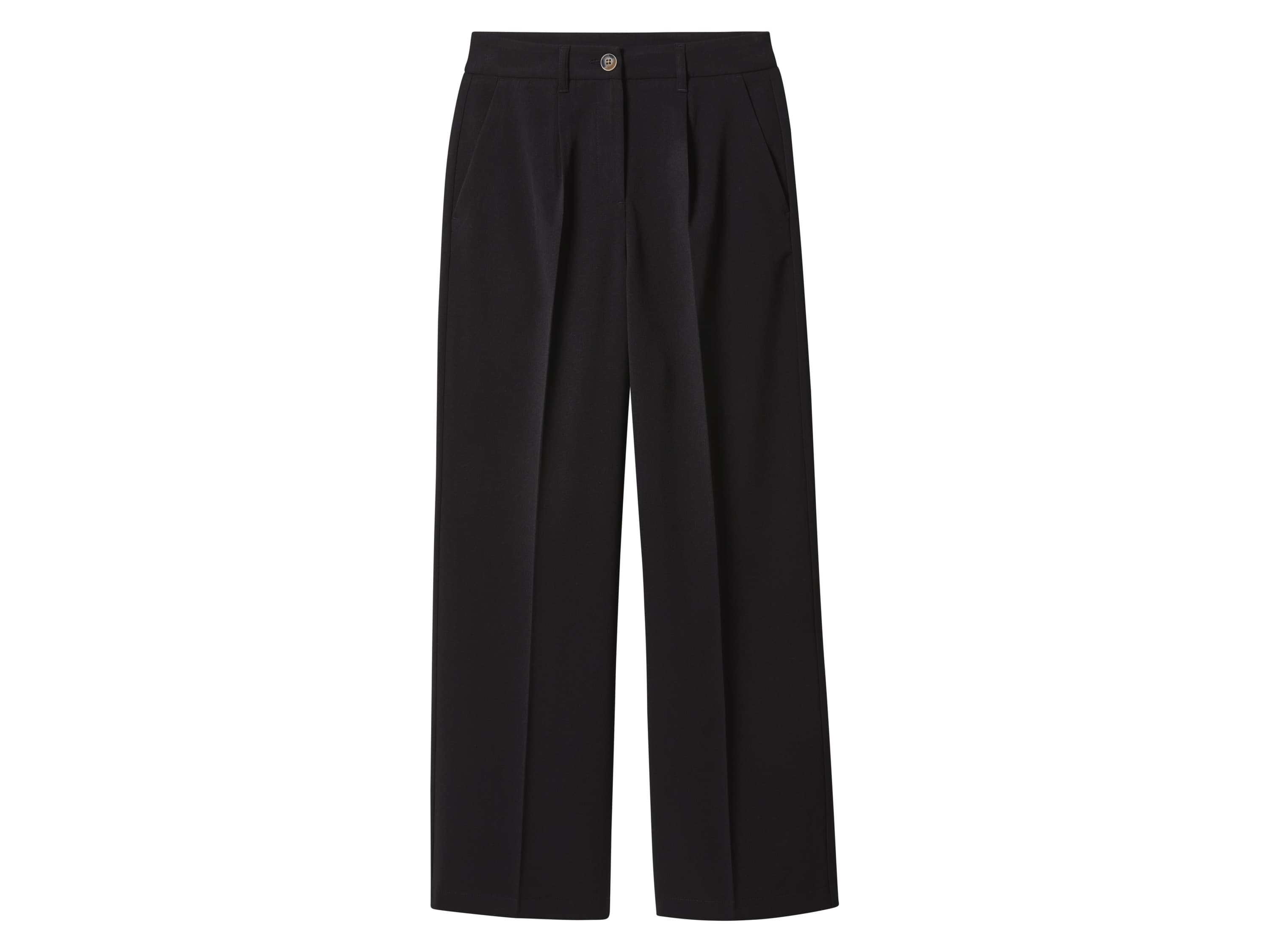 esmara® Dámske nohavice „Wide-Leg“ (čierna, 40)