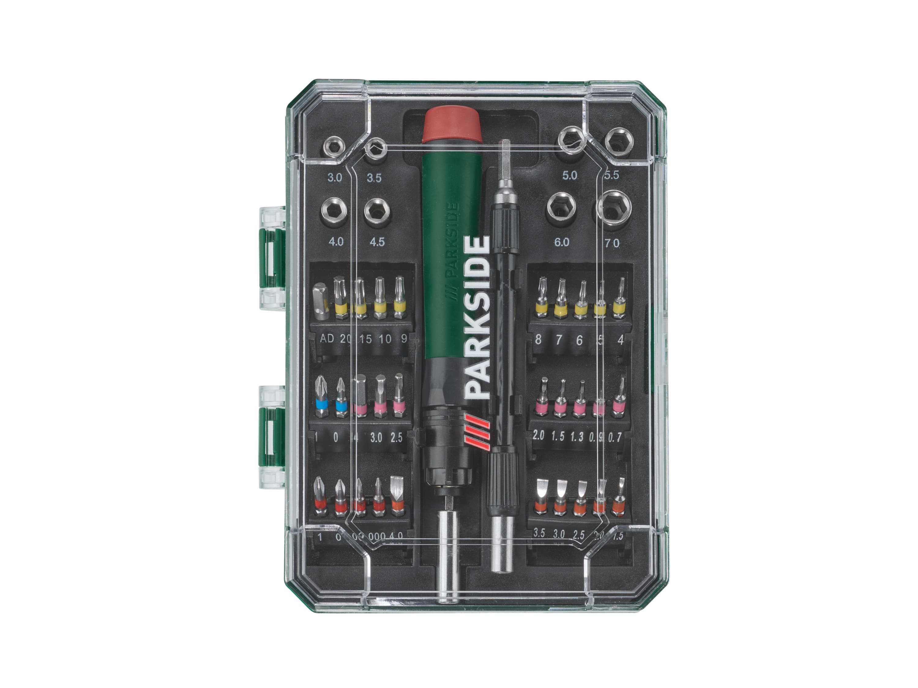 PARKSIDE® Súprava bitov a nástrčných kľúčov, 40-dielna 1