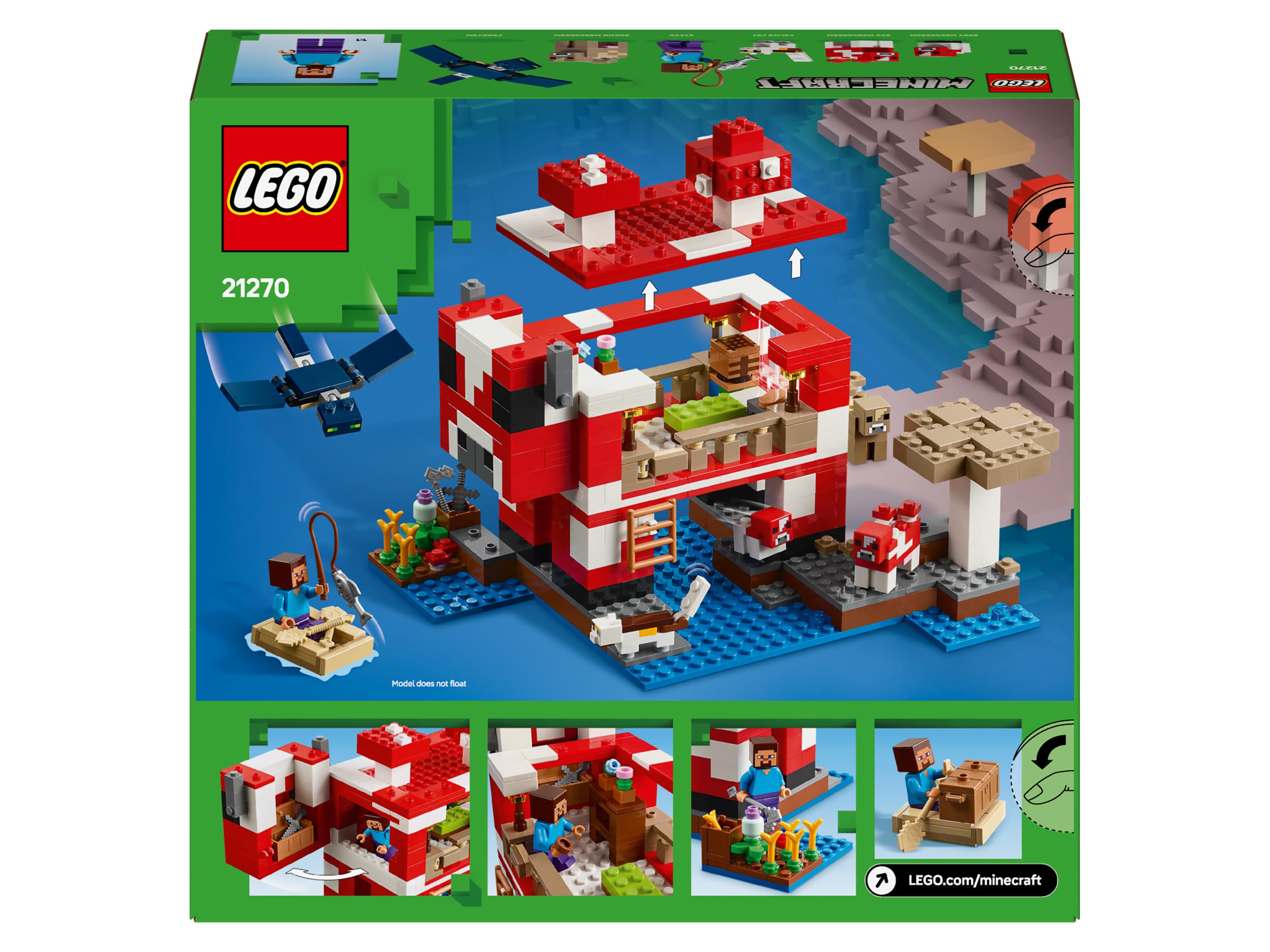 LEGO MINECRAFT 21270 Dom kravotrávok 1