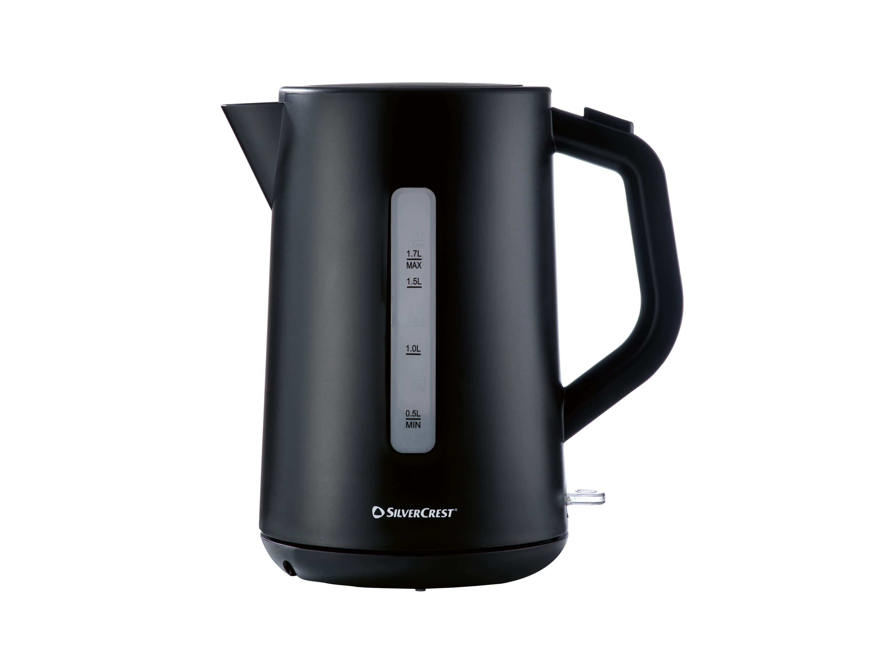 SILVERCREST® Rýchlovarná kanvica SWKK 3000 D1/SOWKK 3000 D1 (čierna)