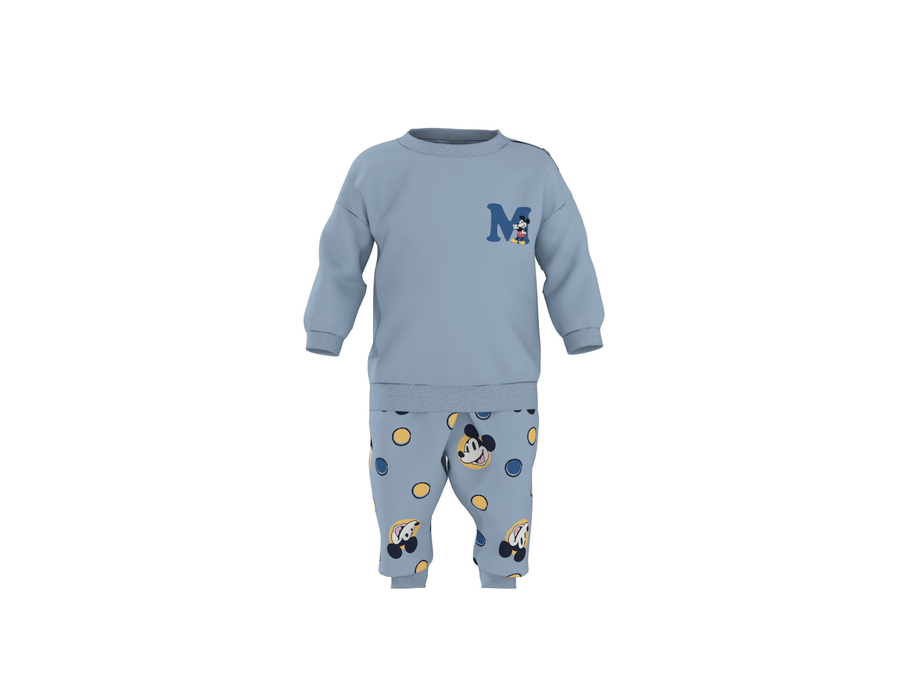 LUPILU® Tepláková súprava pre bábätká, 2-dielna (Mickey Mouse, 86/92)