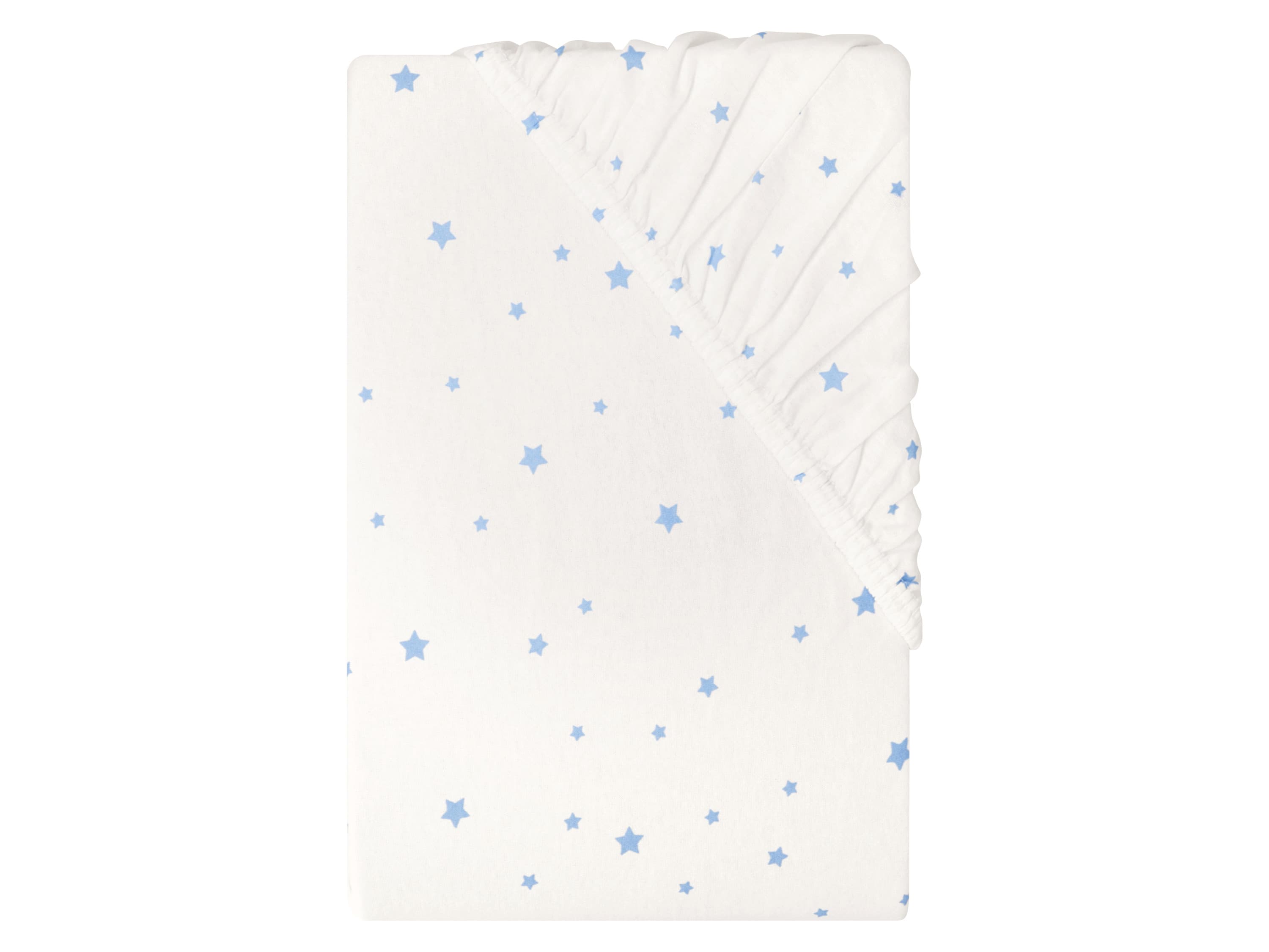LIVARNO® Detská napínacia plachta, 90 – 100 x 200 cm (modrá) 1