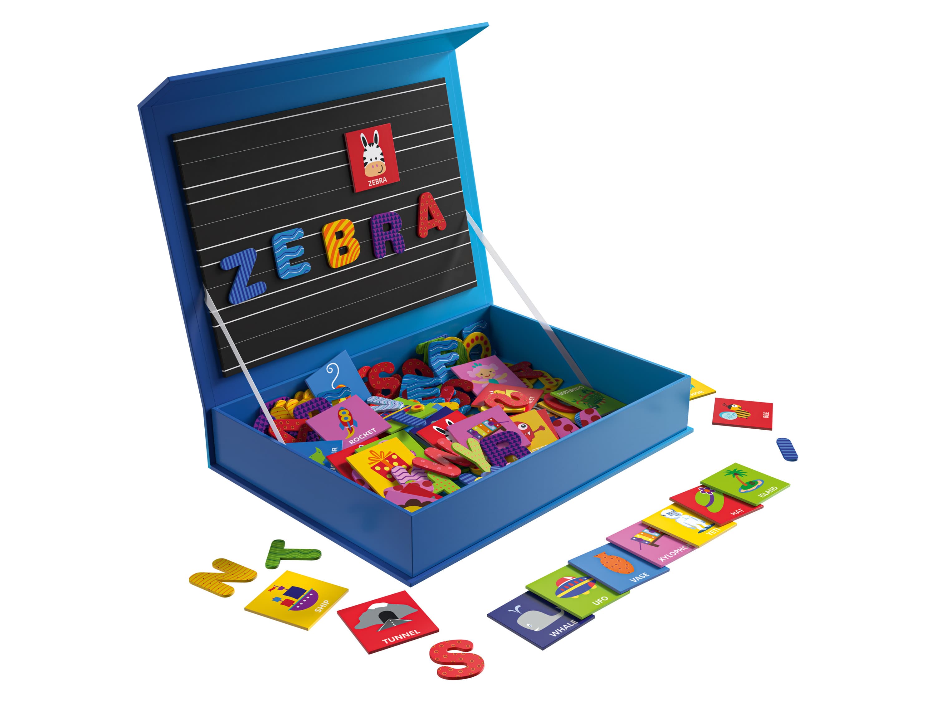 LUPILU® Magnetický box na hranie (abeceda)