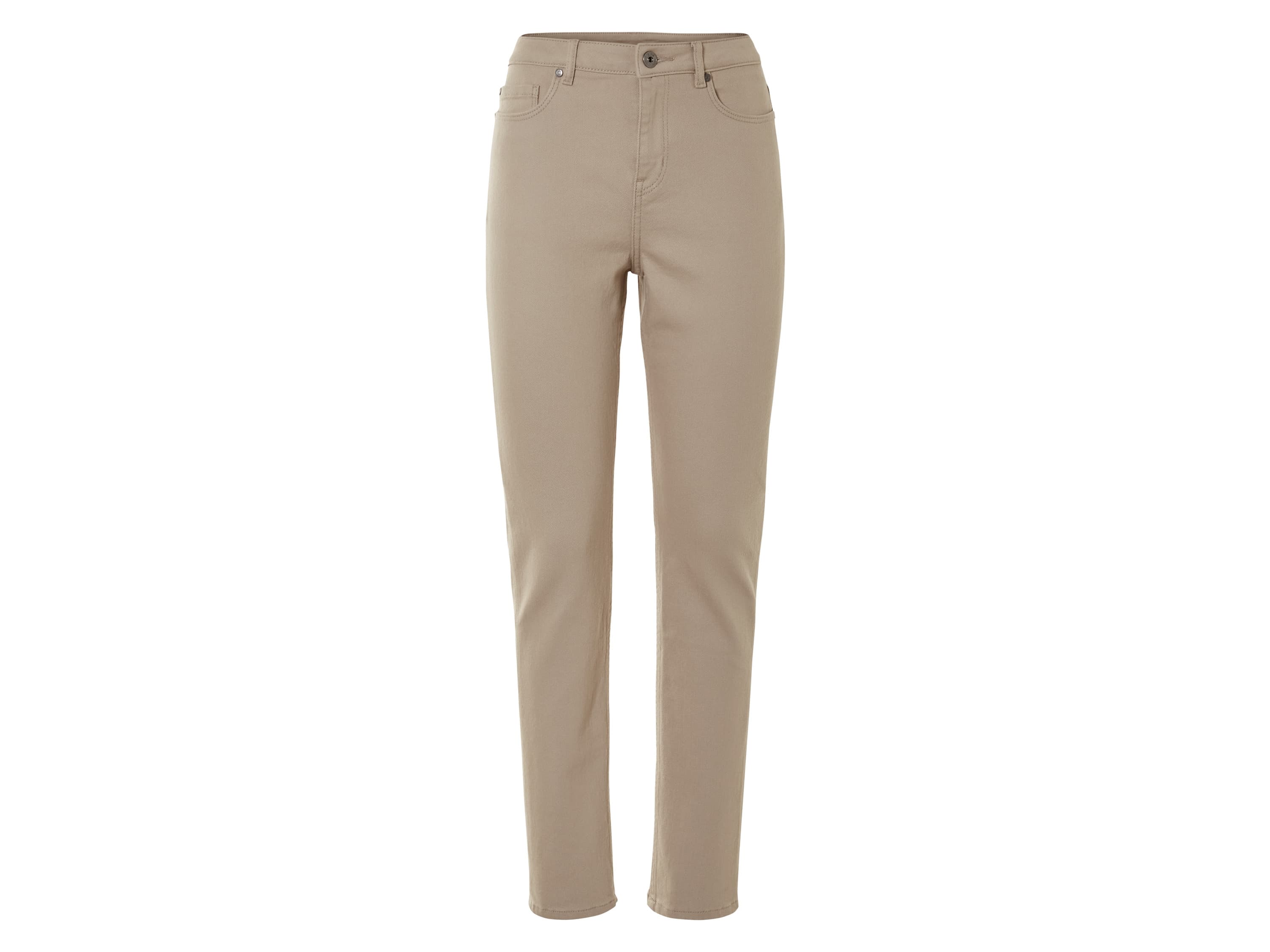 esmara® Dámske rifle „Straight Fit" (pieskový denim, 38 (bežná dĺžka))