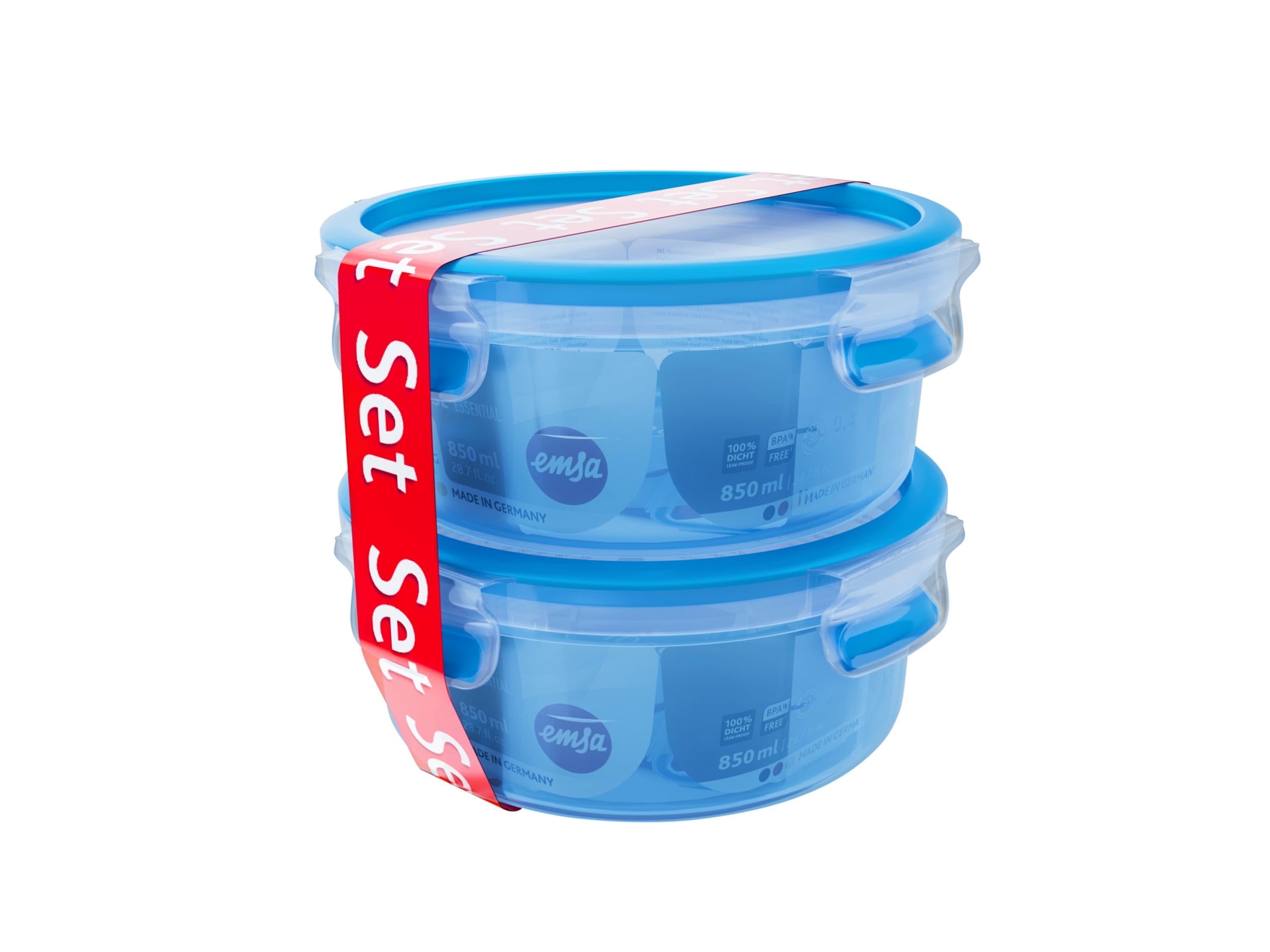 TEFAL Dóza na potraviny Clip und Close (okrúhla dóza, 2 kusy)
